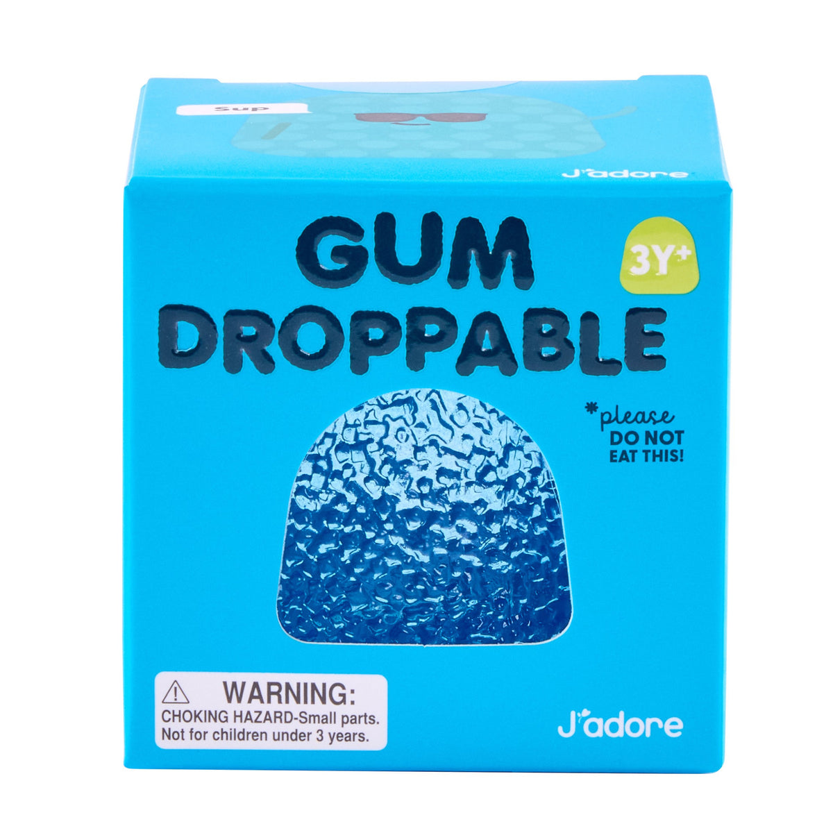 J'adore Gum Droppable Squishy - Blue