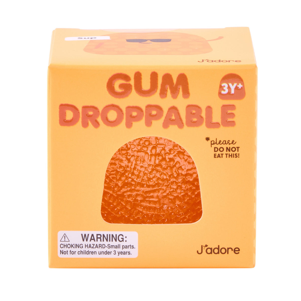 Jadore Gum Droppable Squishy - Orange