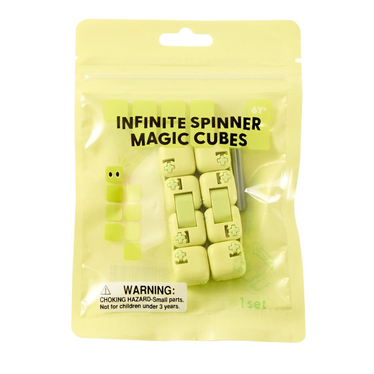 J'adore Infinite Spinner Magic Cubes - Green