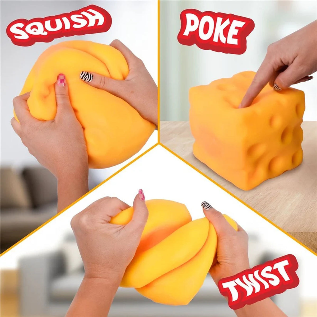 Squishies Squishy Cheese Block