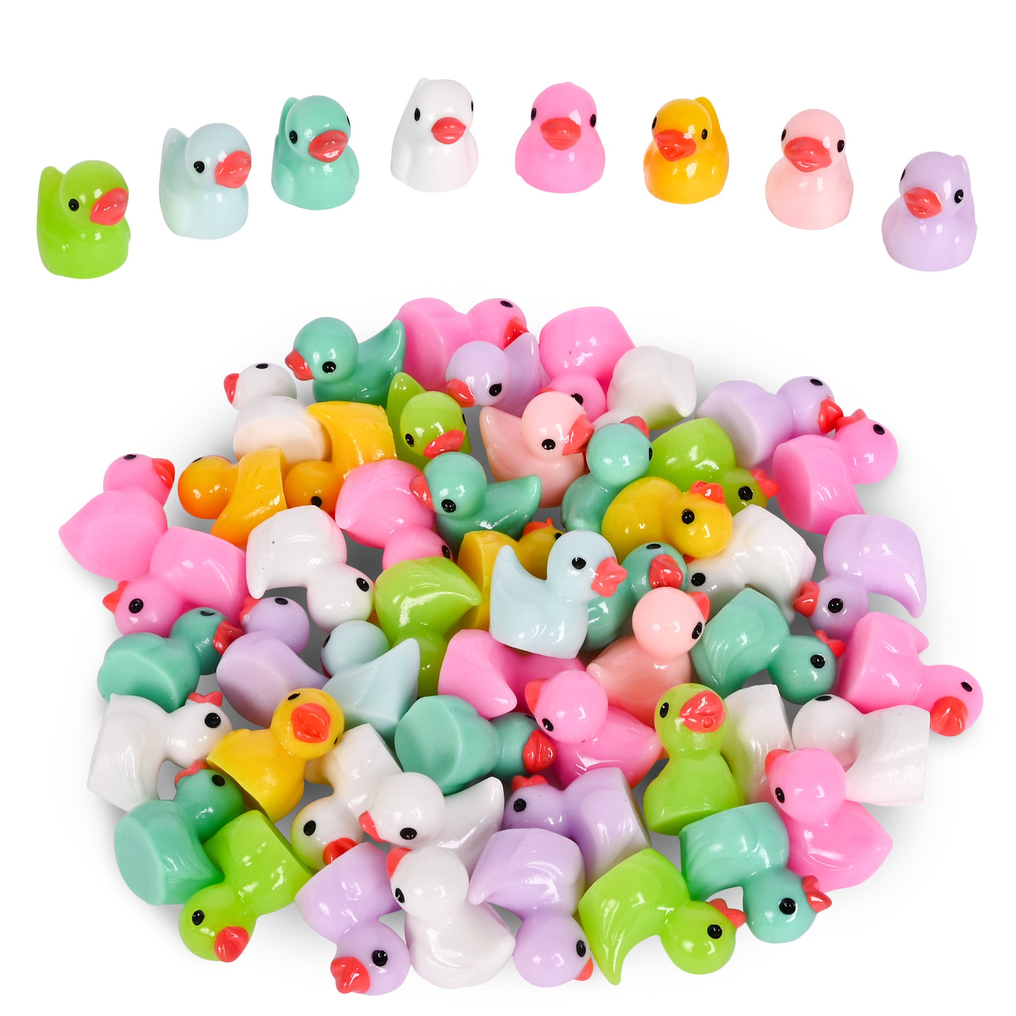 Toymendous Resin Micro Ducks 50 Pack