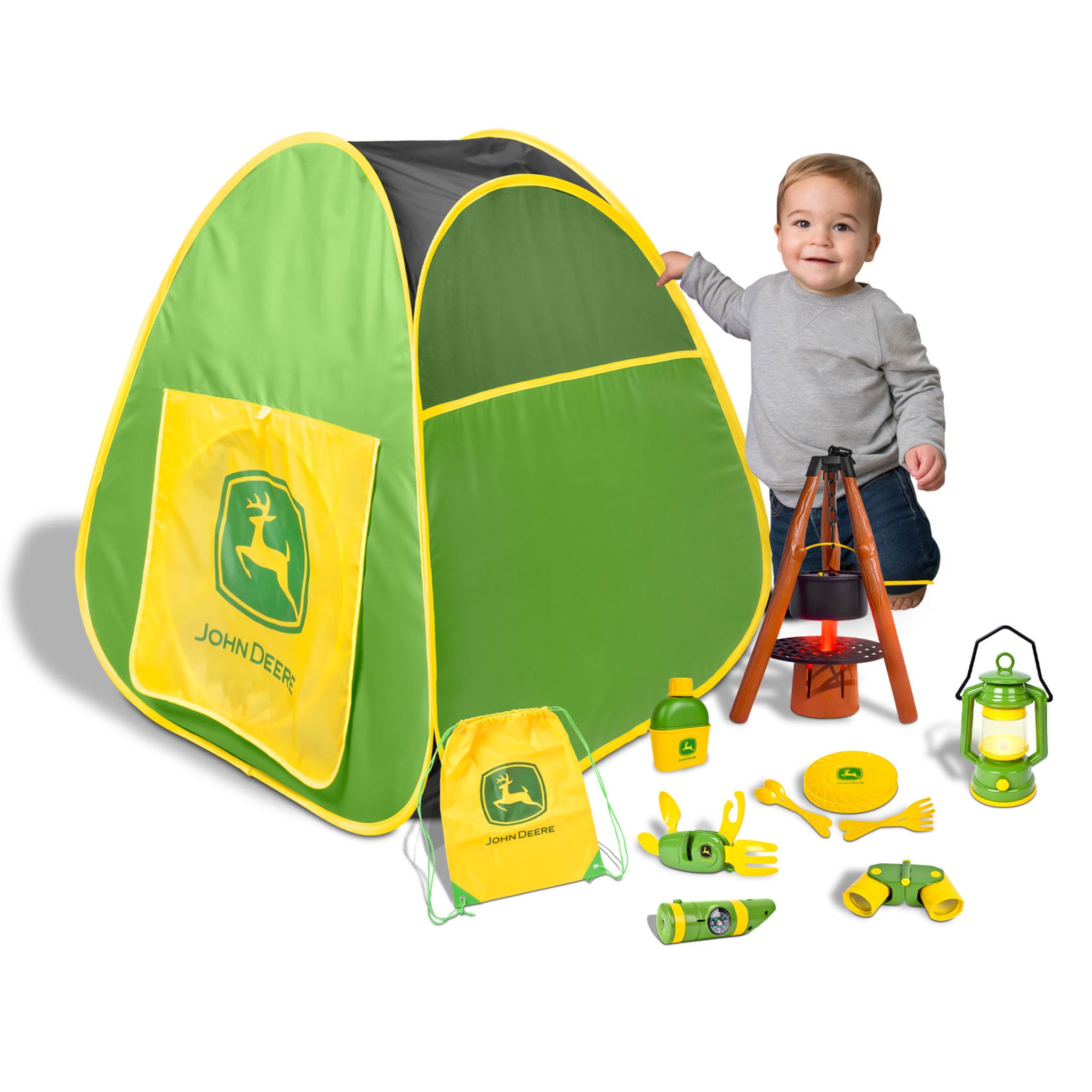 John Deere Pop-up Camping Set