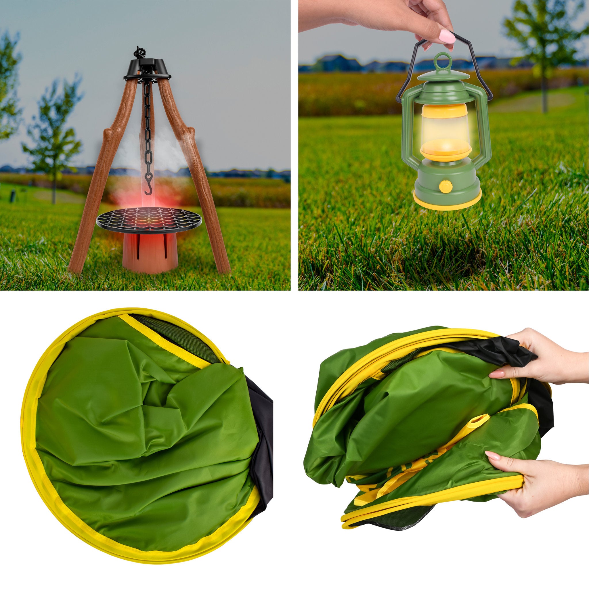 John Deere Pop-up Camping Set
