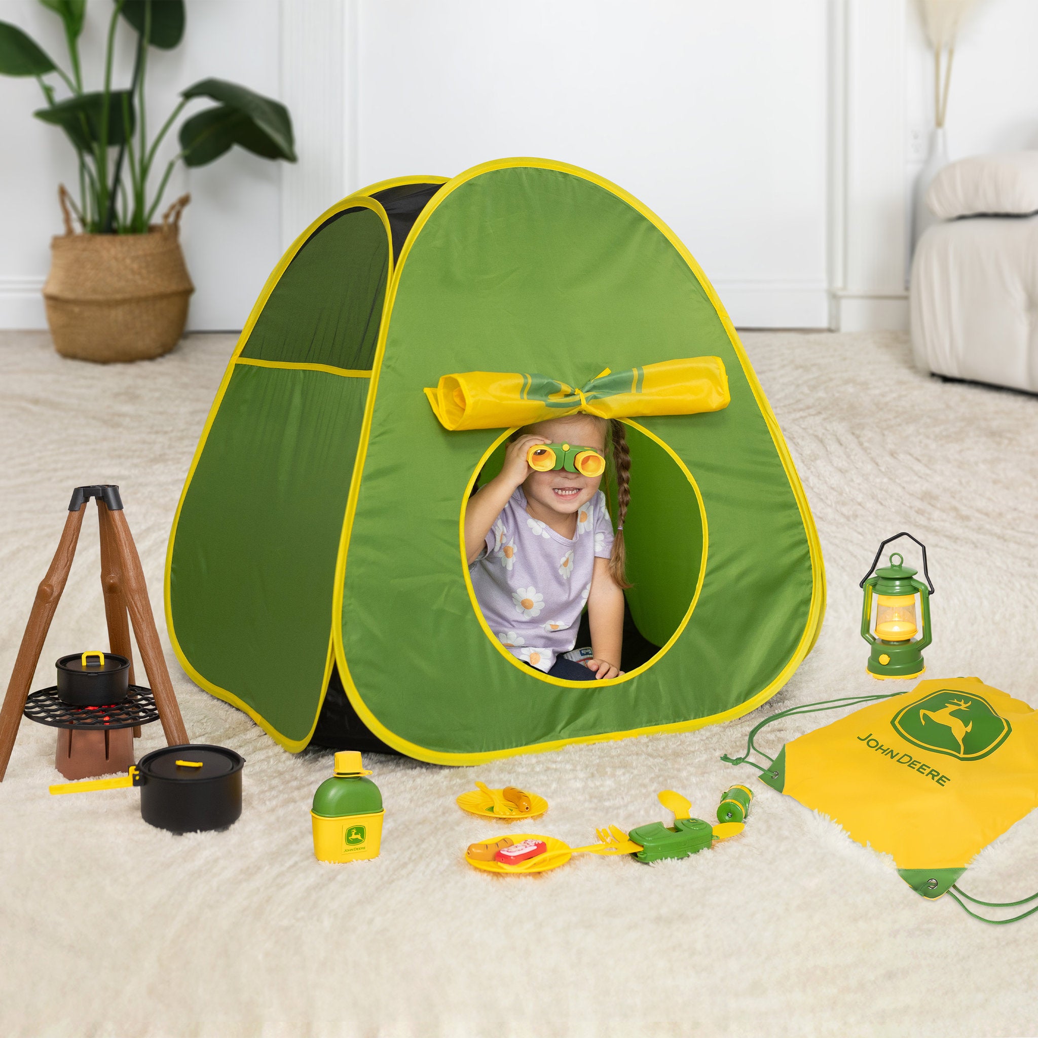 John Deere Pop-up Camping Set