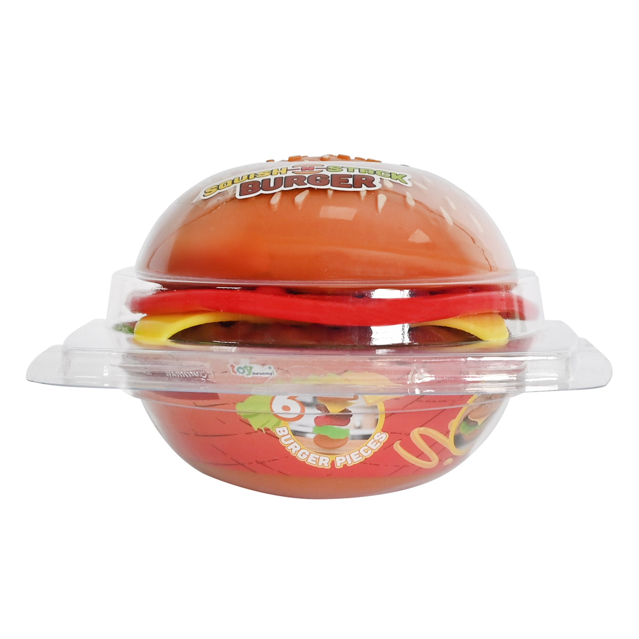 Toymendous Stretchy Squish-n-Stack Burger