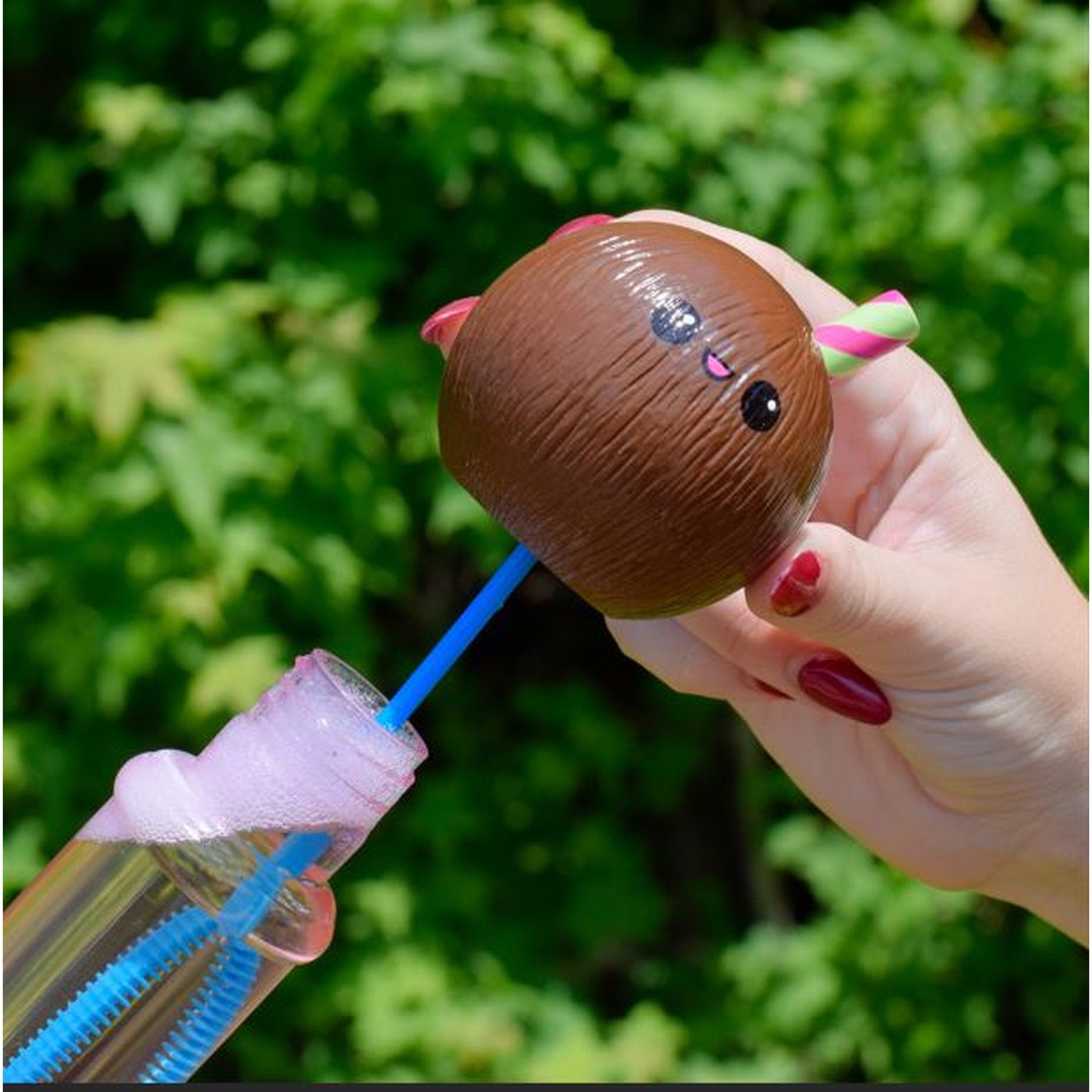 Maxx Bubbles Scented Bubble Wands 2 Pack - Ice Cream and Coconut
