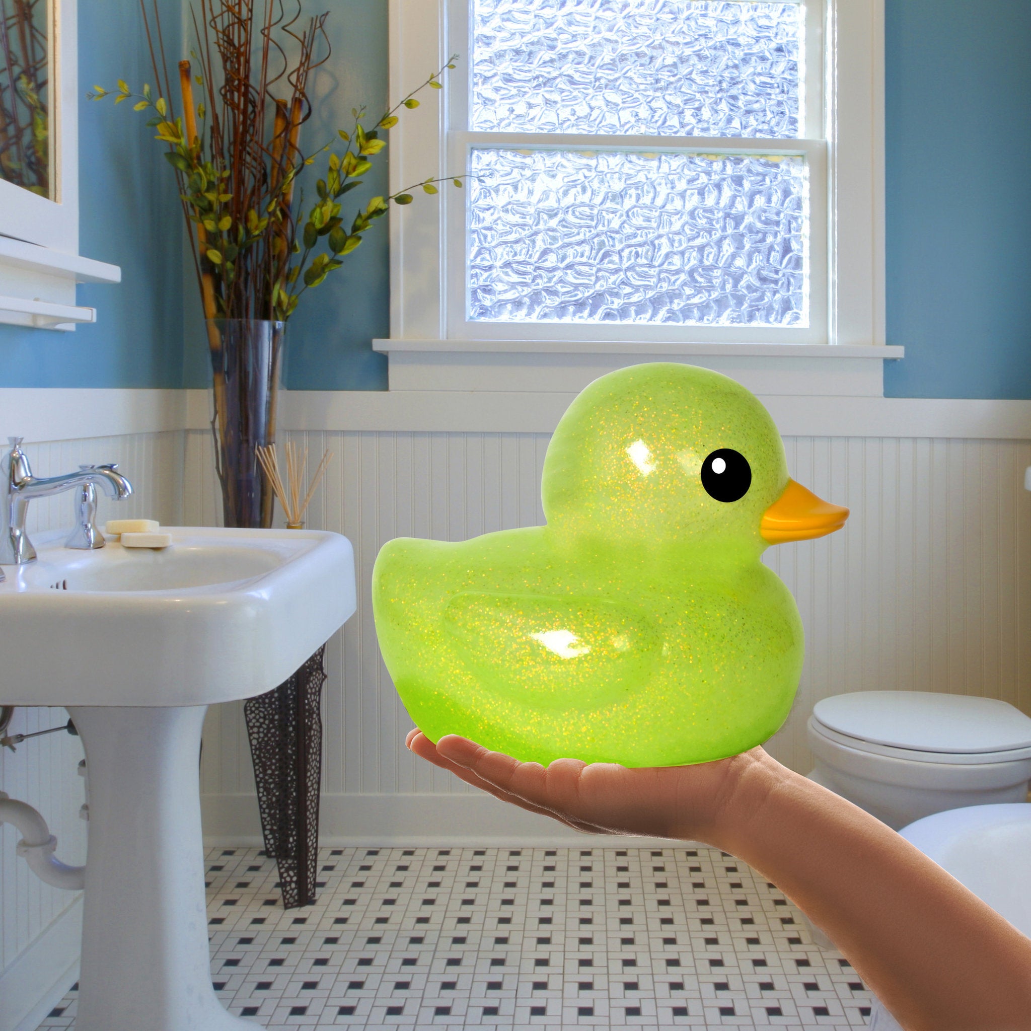 Impulse Toys Jumbo Glitter Ducks Assorted Styles