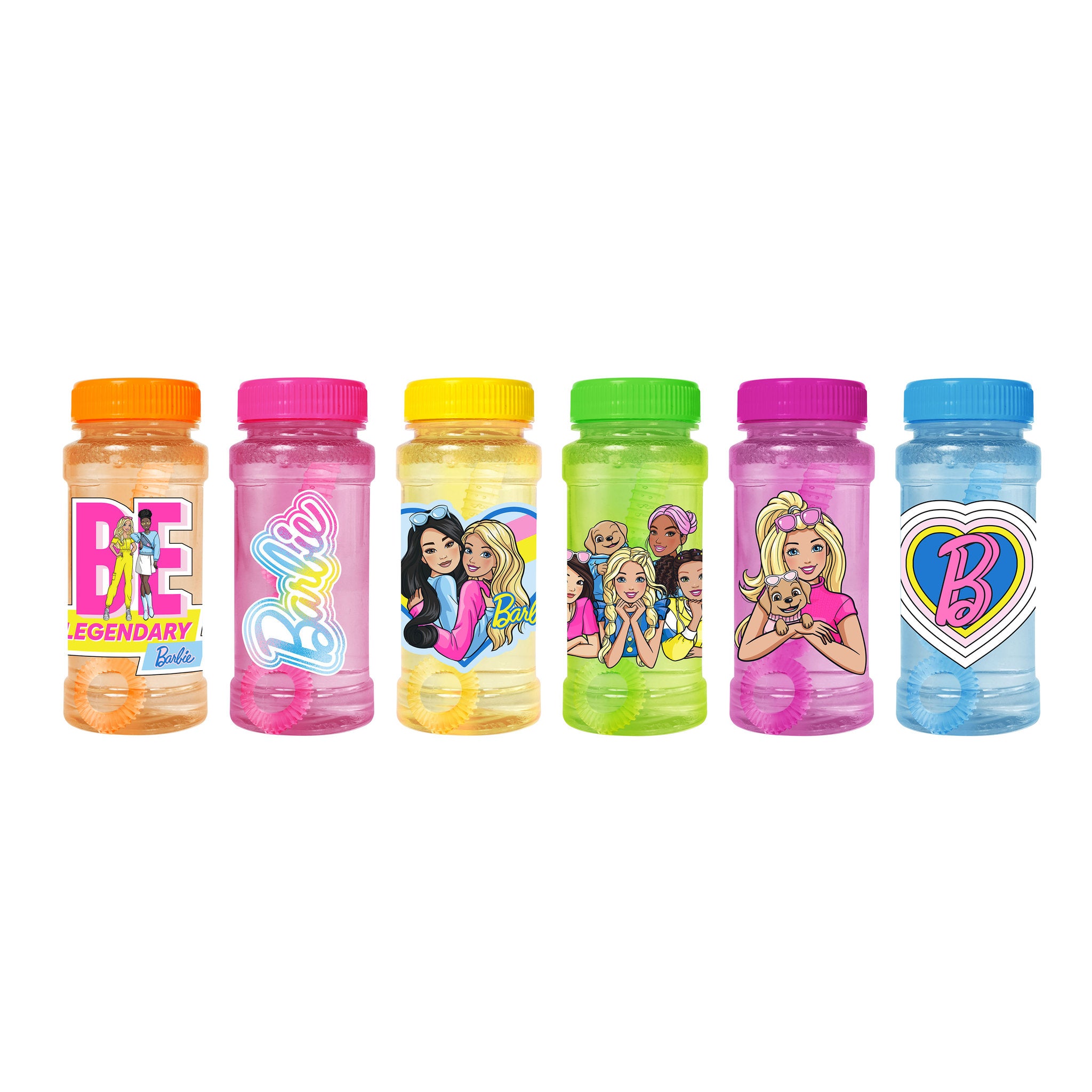 Barbie Bubble Bottles 6 Pack 118ml