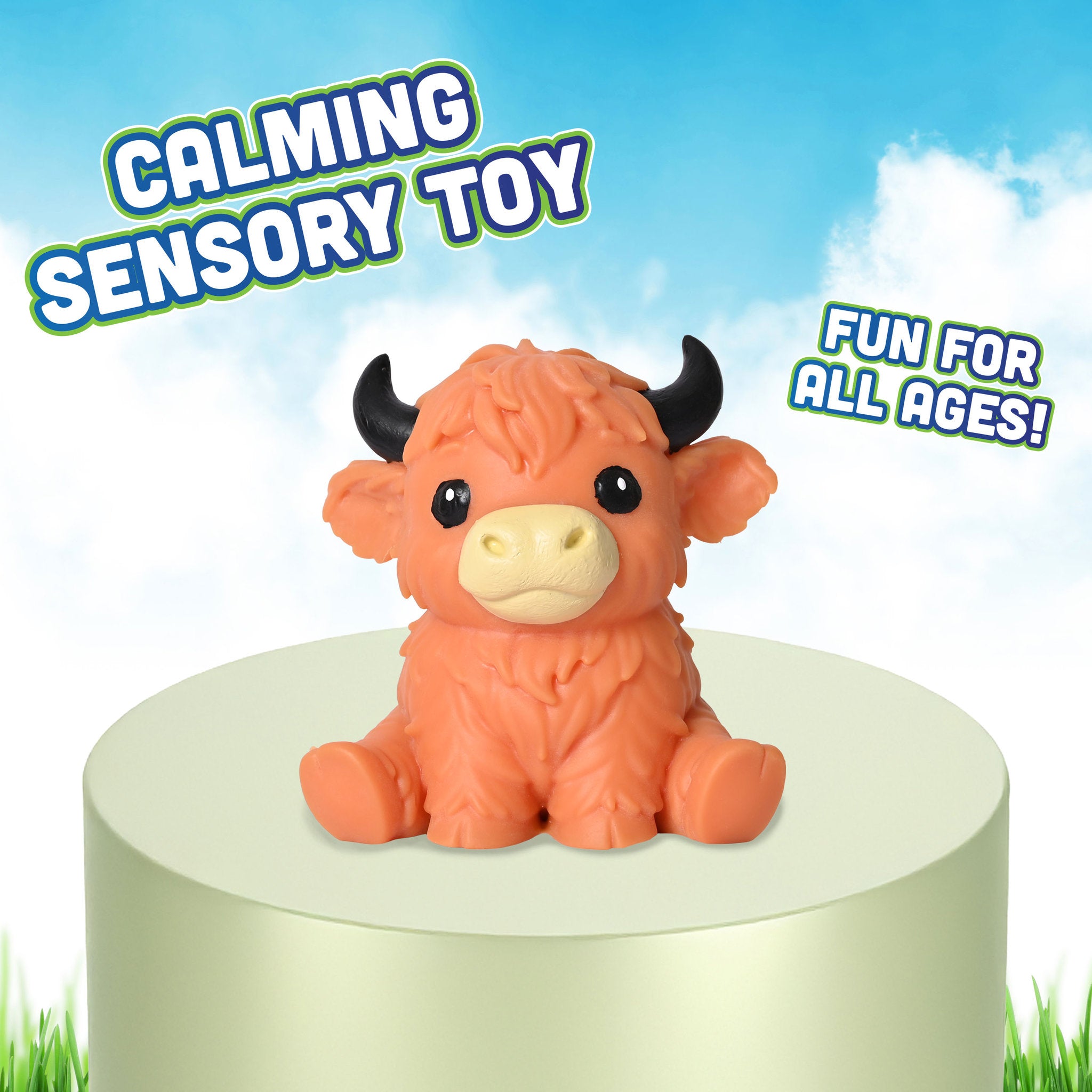 Tomy Squishy Highland Cow Assorted Styles
