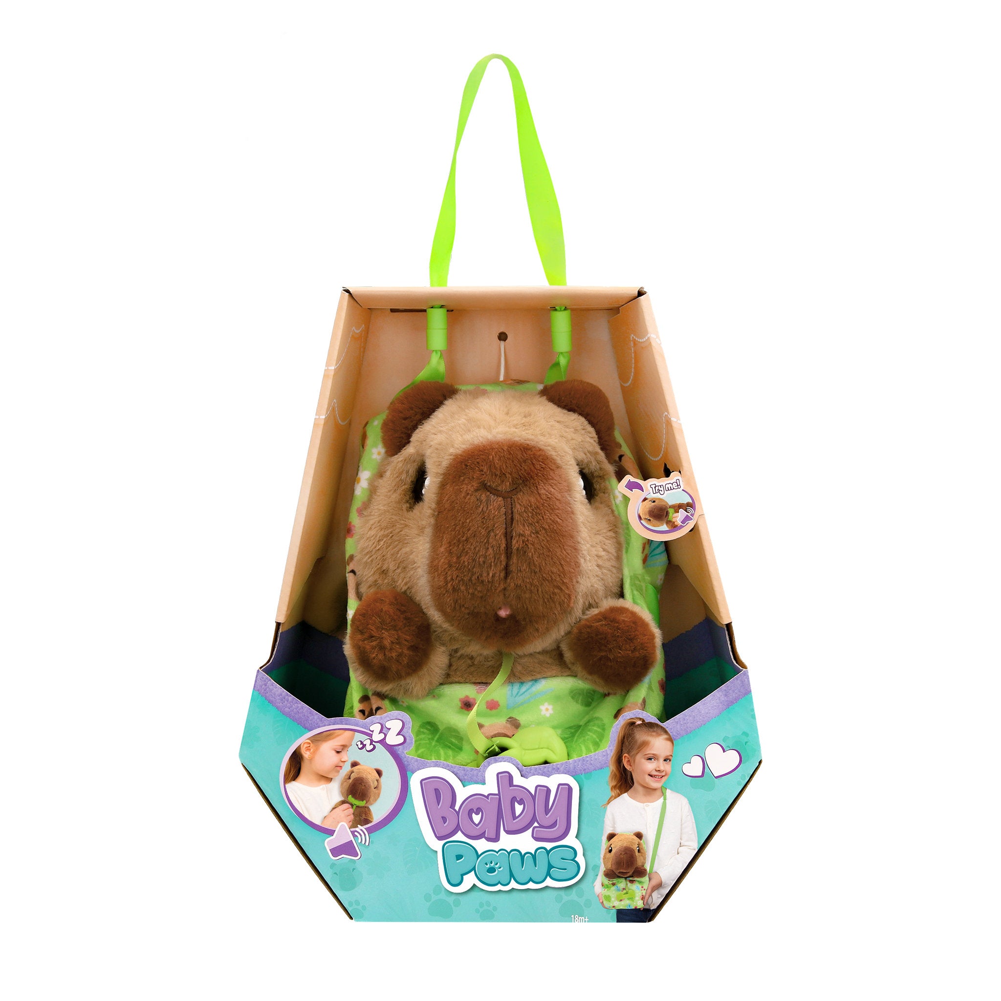 Baby Paws Plush Capybara