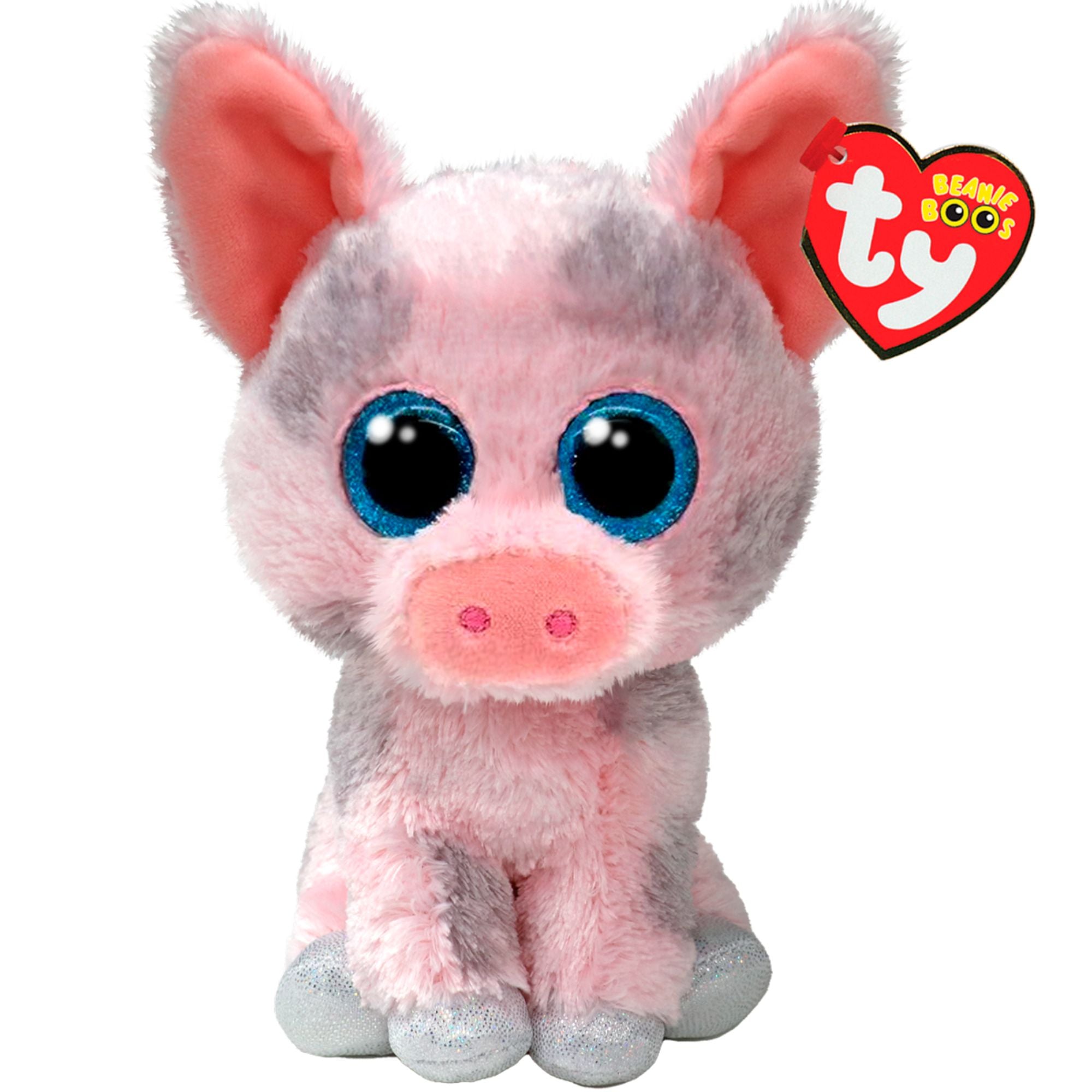 Ty Beanie Boo Regular - Hambo Pink Pig - Toyworld Australia