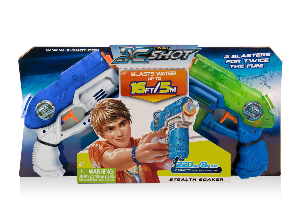 ZURU X Shot Water Blaster Stealth Soaker Twin Pack - 1
