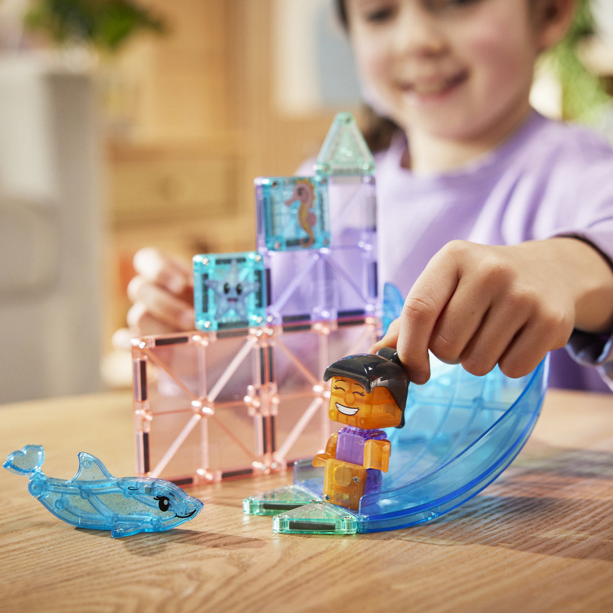 MAGNA-TILES Dolphin Bay 13 Piece Set