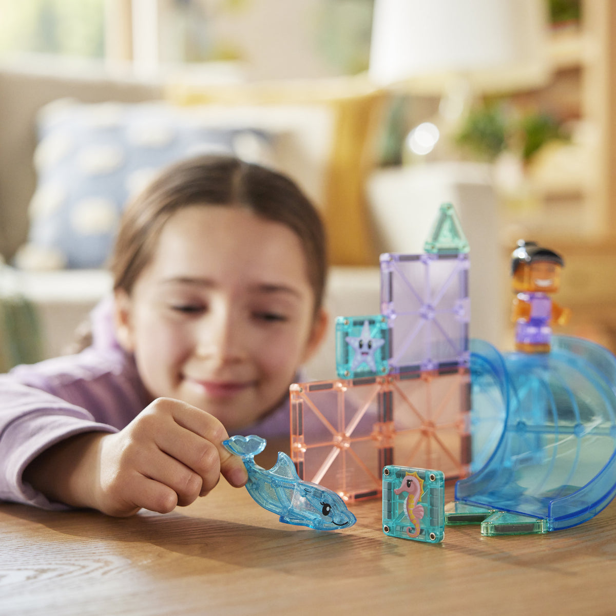 MAGNA-TILES Dolphin Bay 13 Piece Set