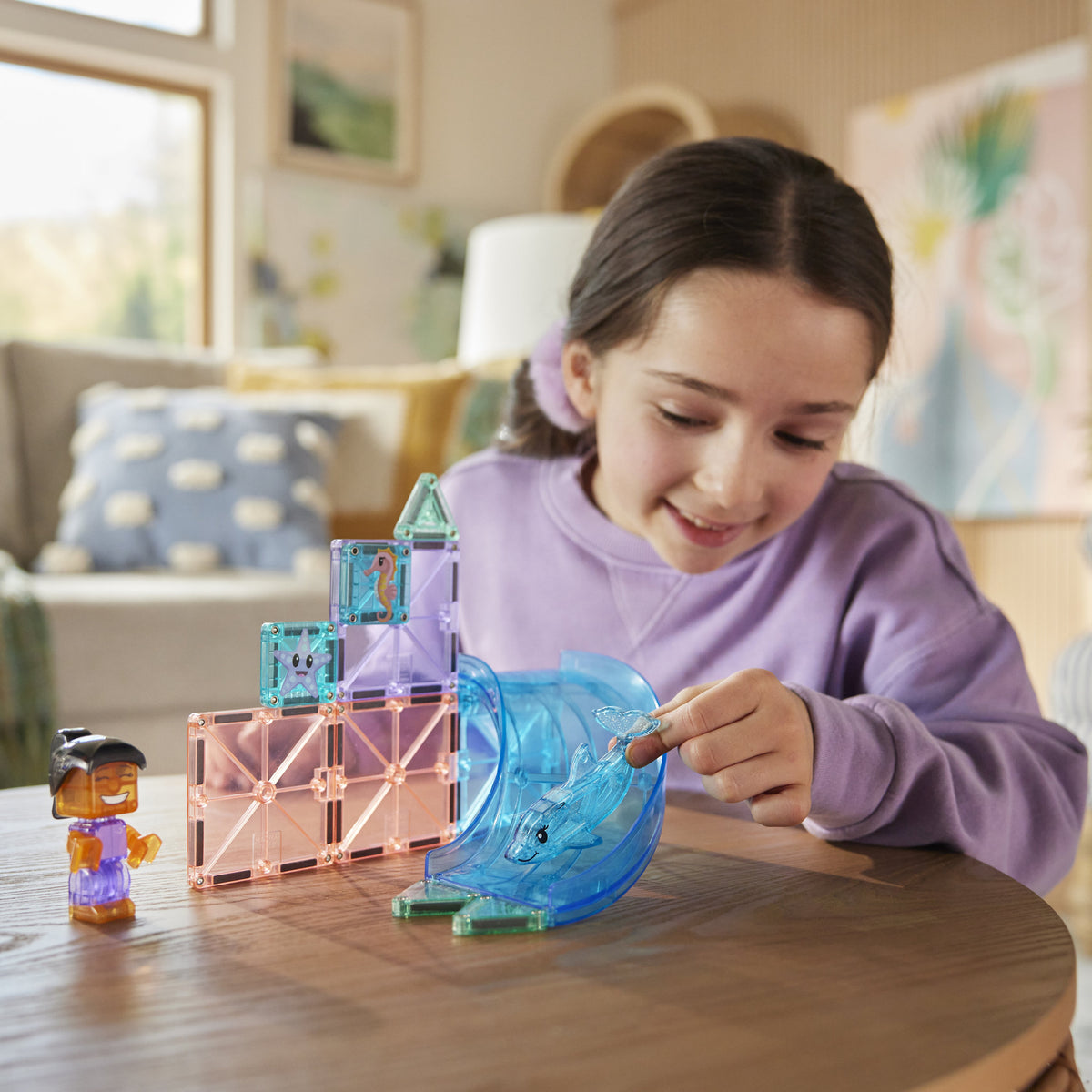MAGNA-TILES Dolphin Bay 13 Piece Set