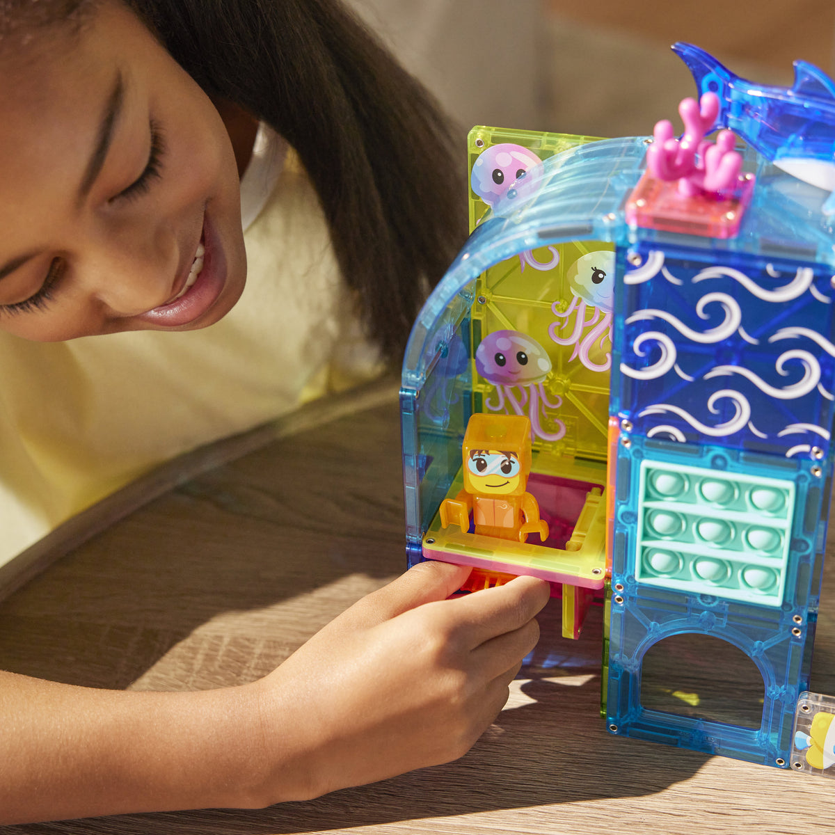 MAGNA-TILES Undersea Adventure 58 Piece Set