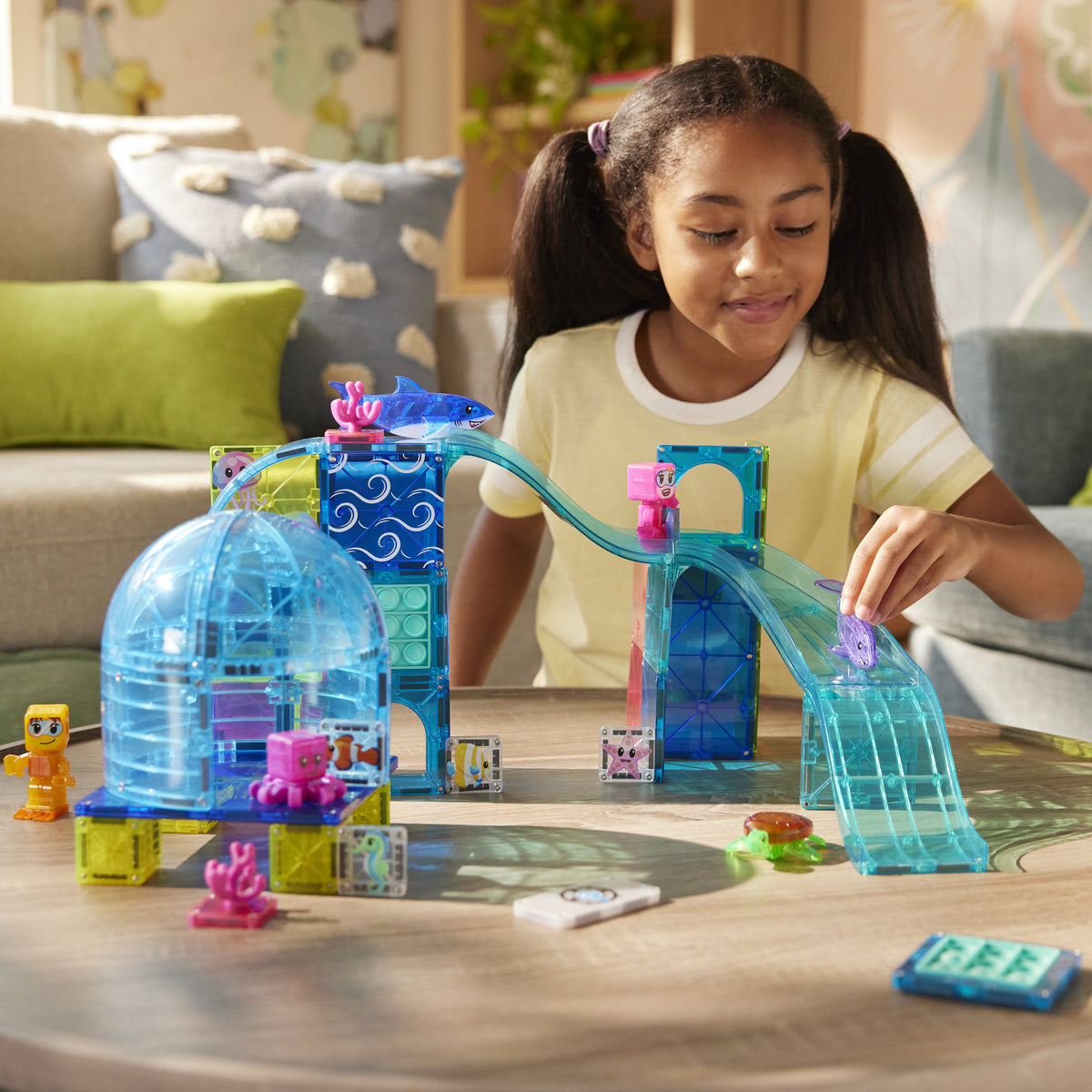 MAGNA-TILES Undersea Adventure 58 Piece Set