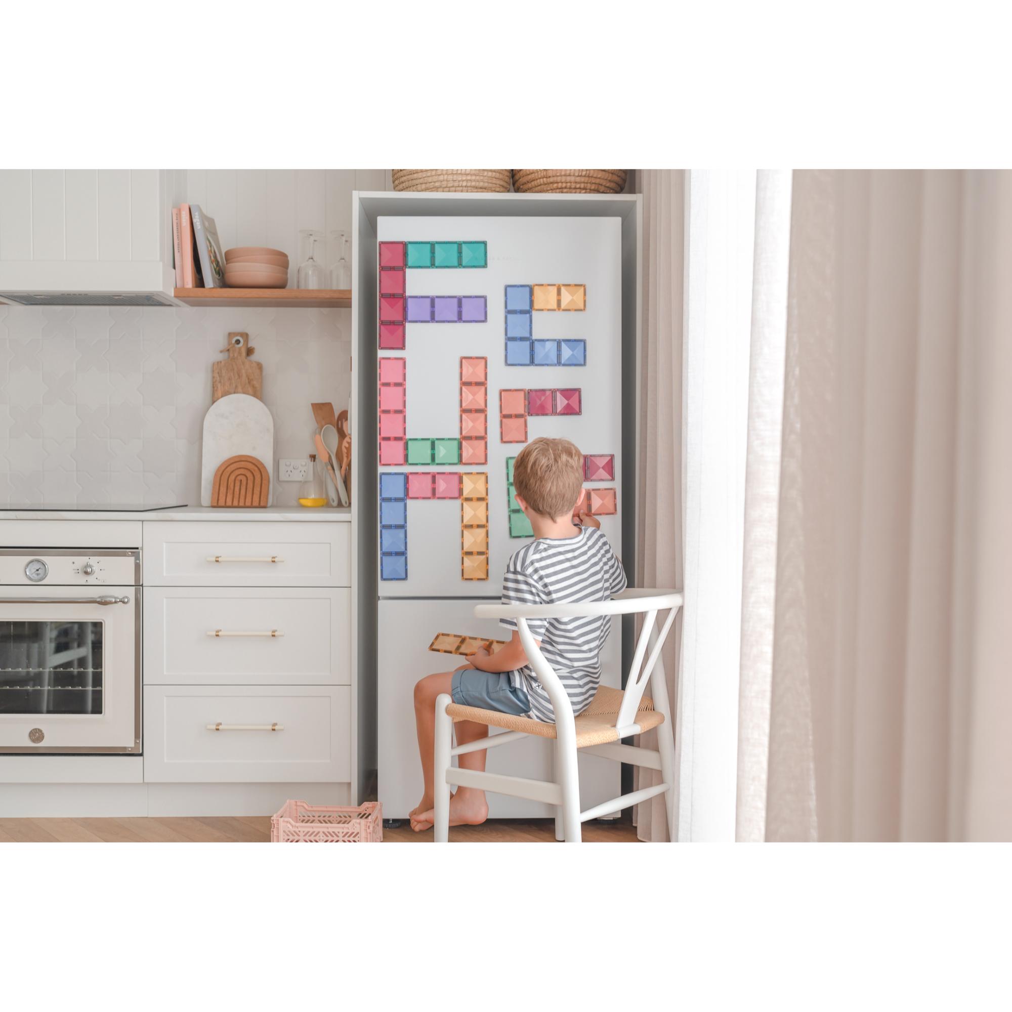 CONNETIX Magnetic Tiles 24 Piece Pastel Rectangle Pack