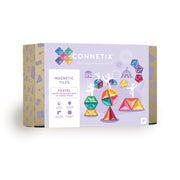 CONNETIX Magnetic Tiles 48 Piece Pastel Shape Expansion Pack