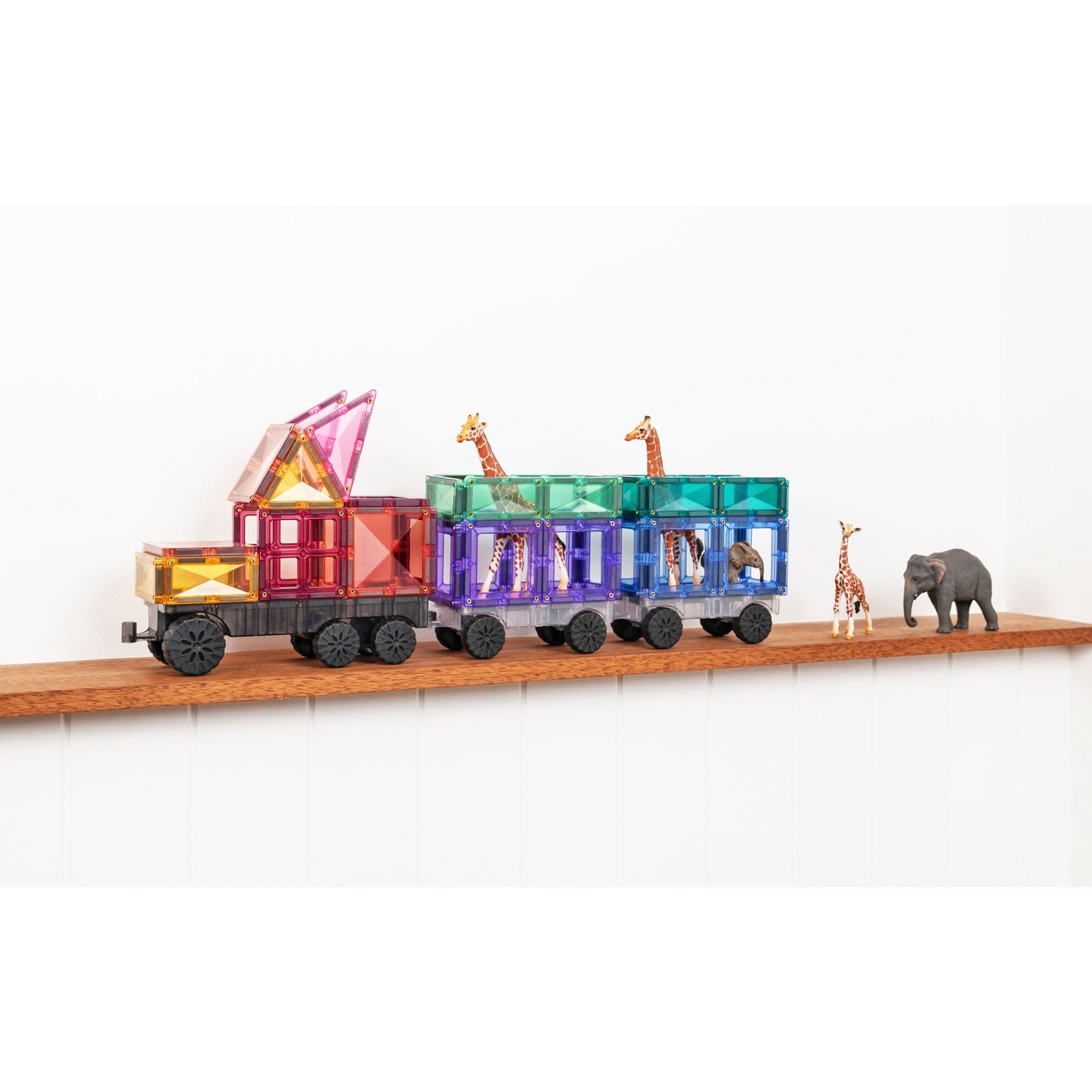 CONNETIX Magnetic Tiles 50 Piece Pastel Transport Pack