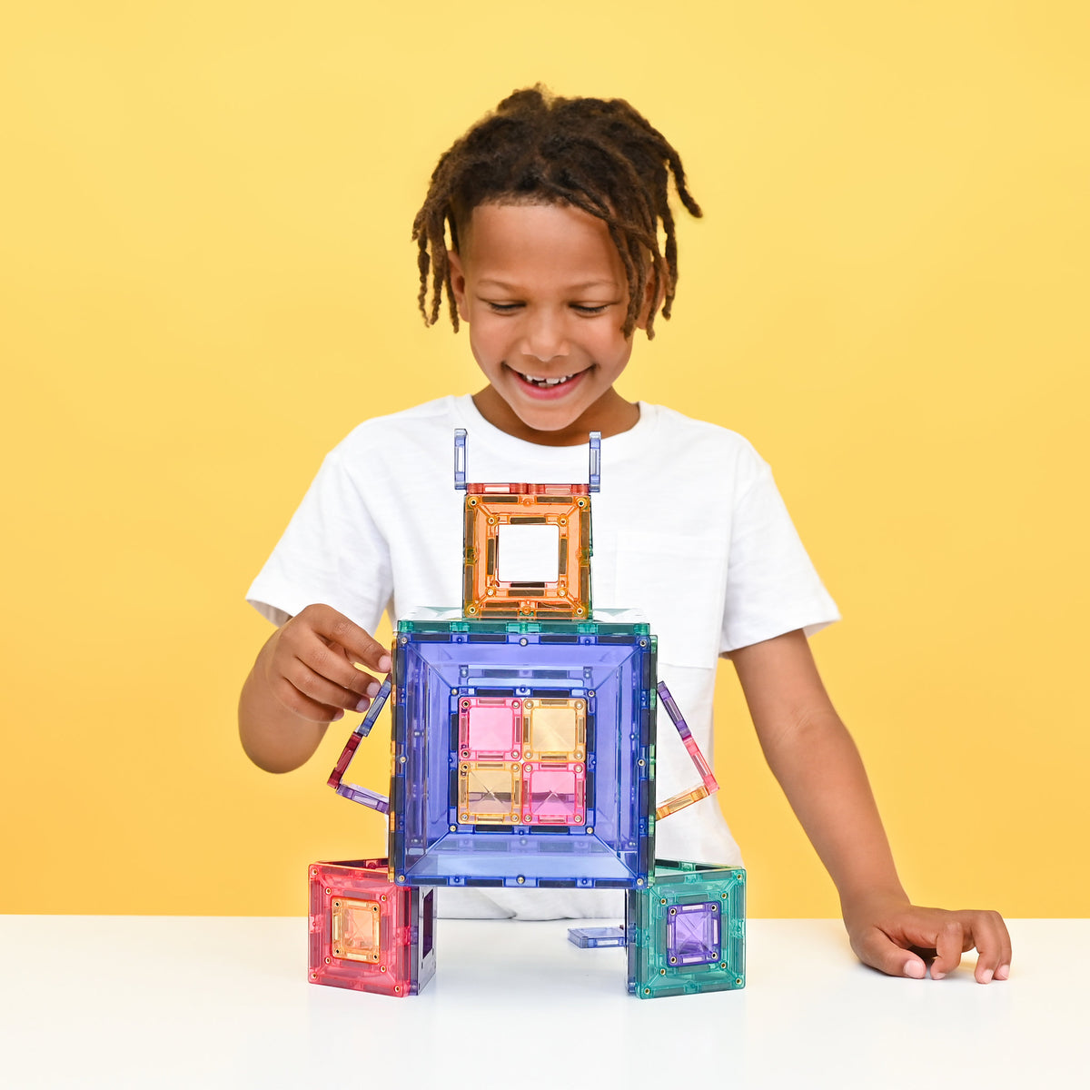CONNETIX Magnetic Tiles 48 Piece - Pastel Portal Pack