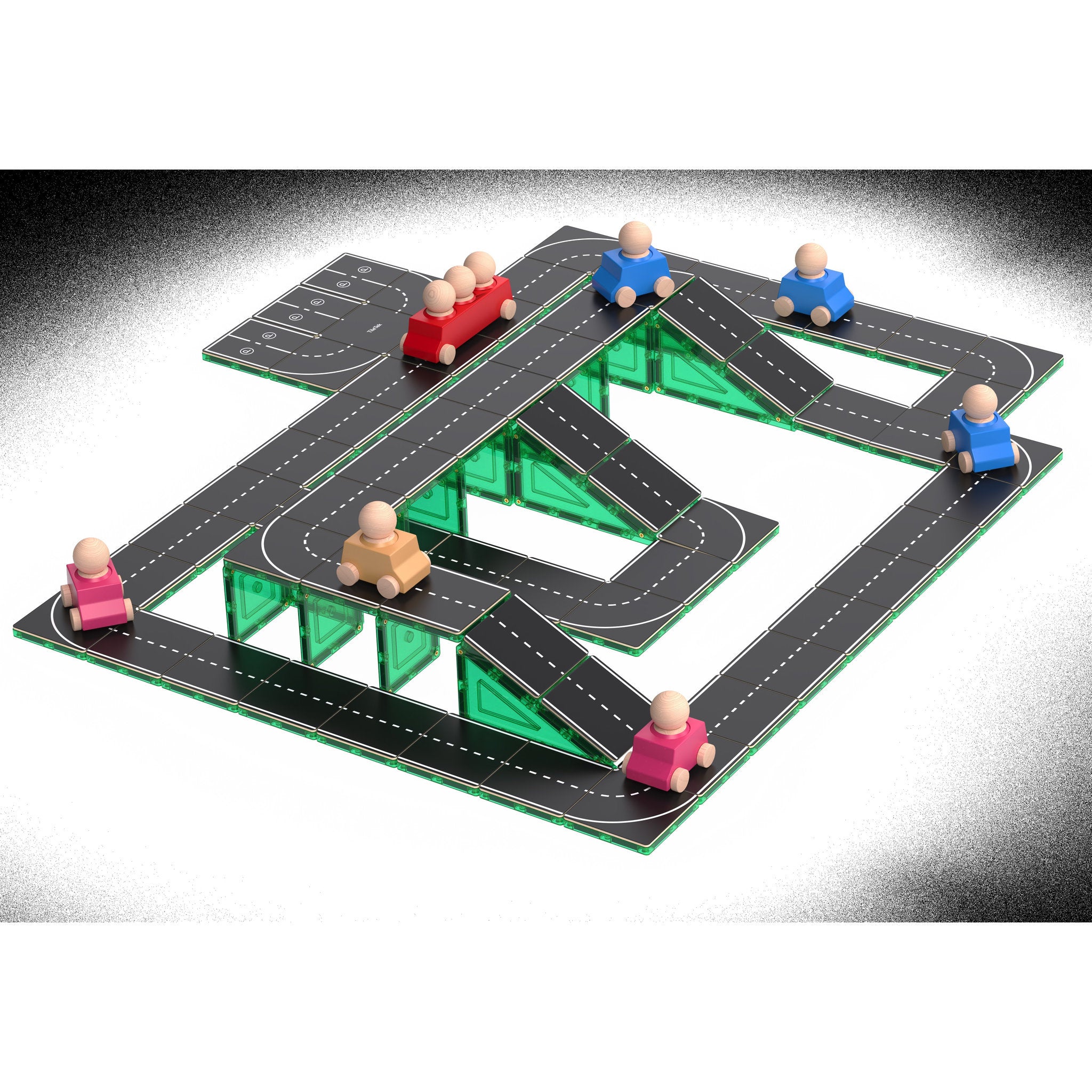 TileTek 40 Piece Tile Topper - Road Pack