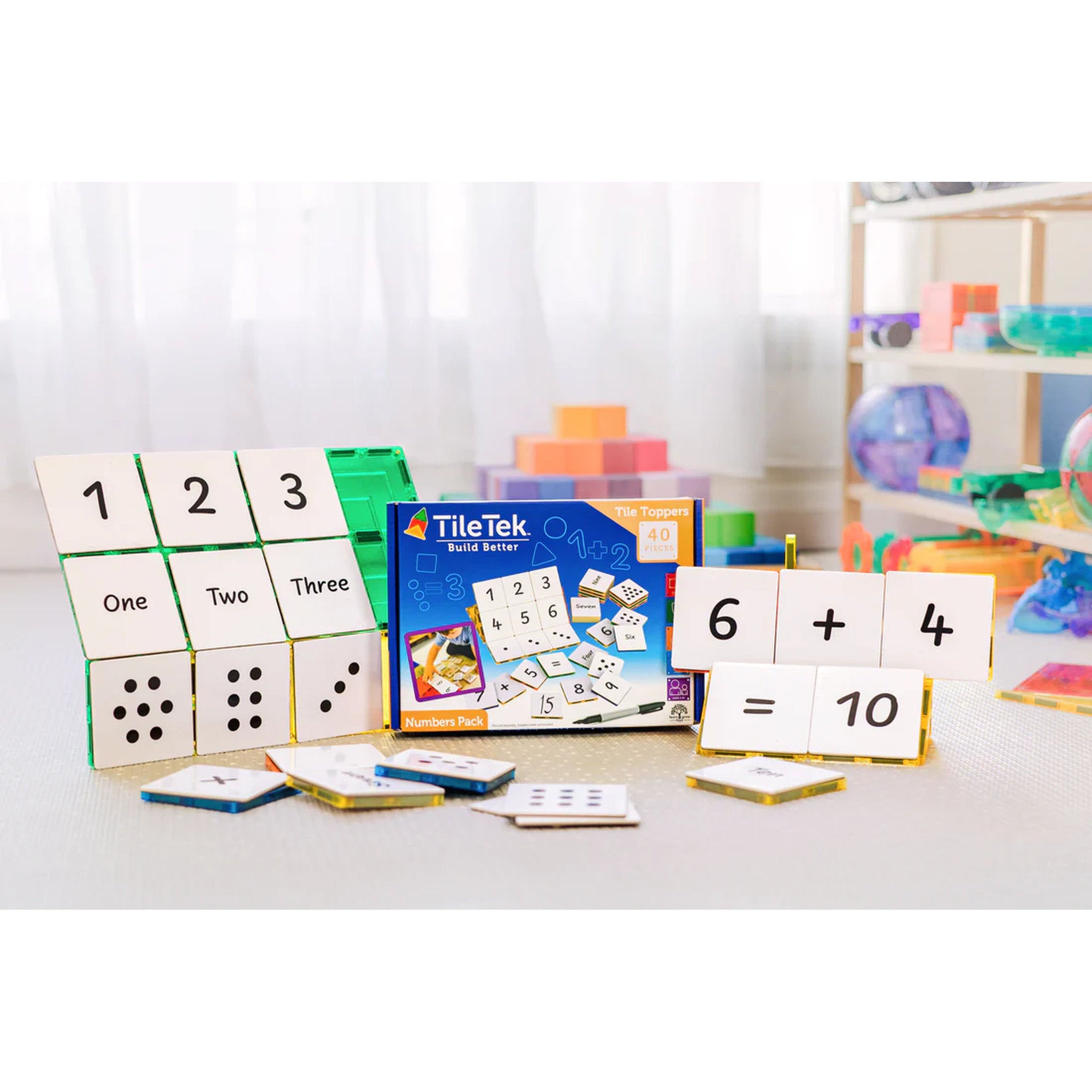 TileTek 40 Piece Tile Topper - Number Pack