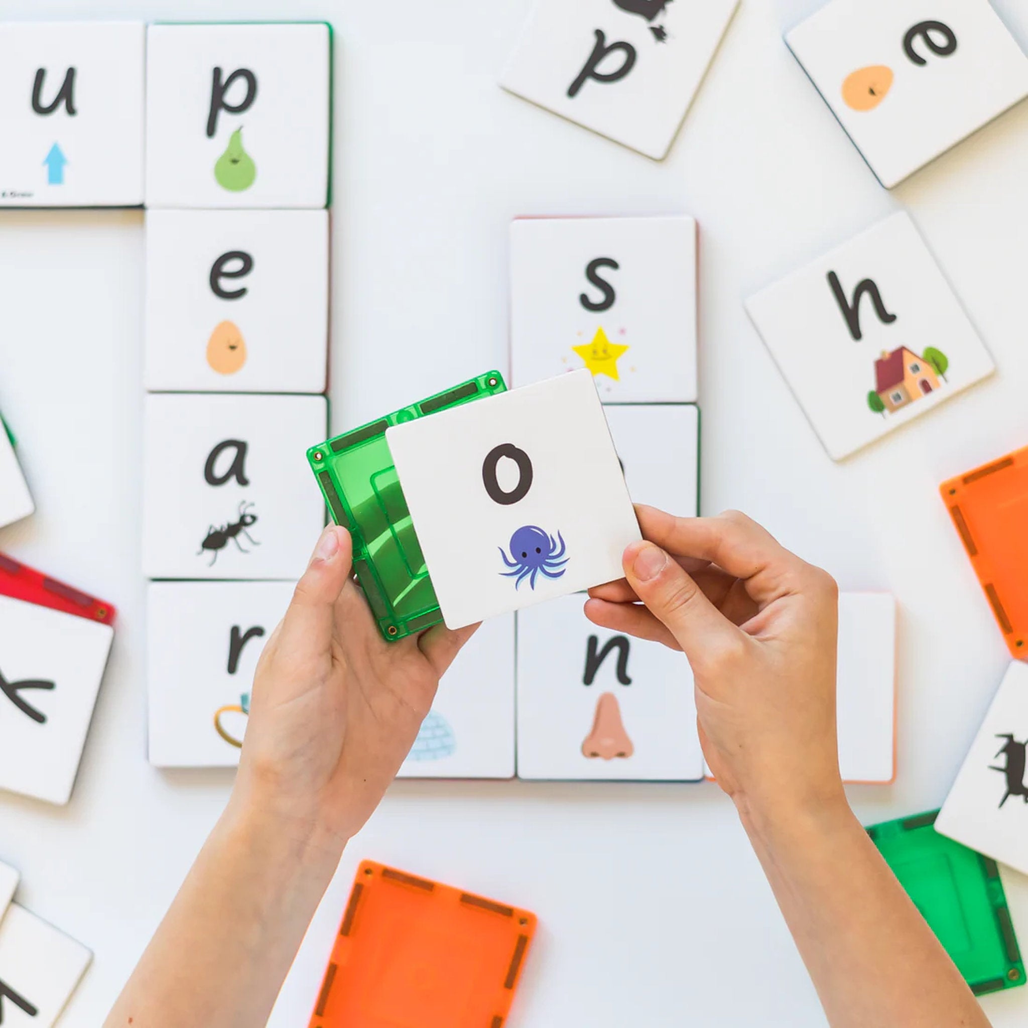 TileTek 40 Piece Tile Topper - Alphabet Lower Case Pack