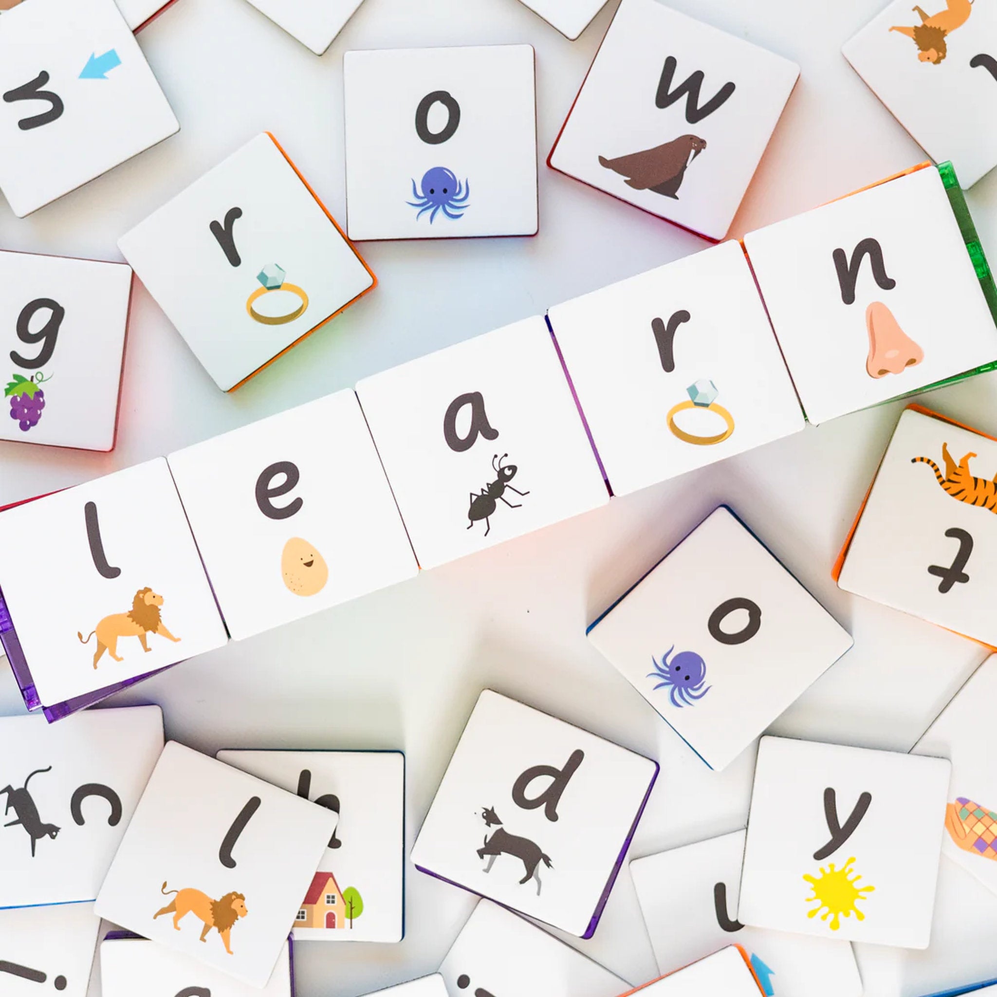 TileTek 40 Piece Tile Topper - Alphabet Lower Case Pack