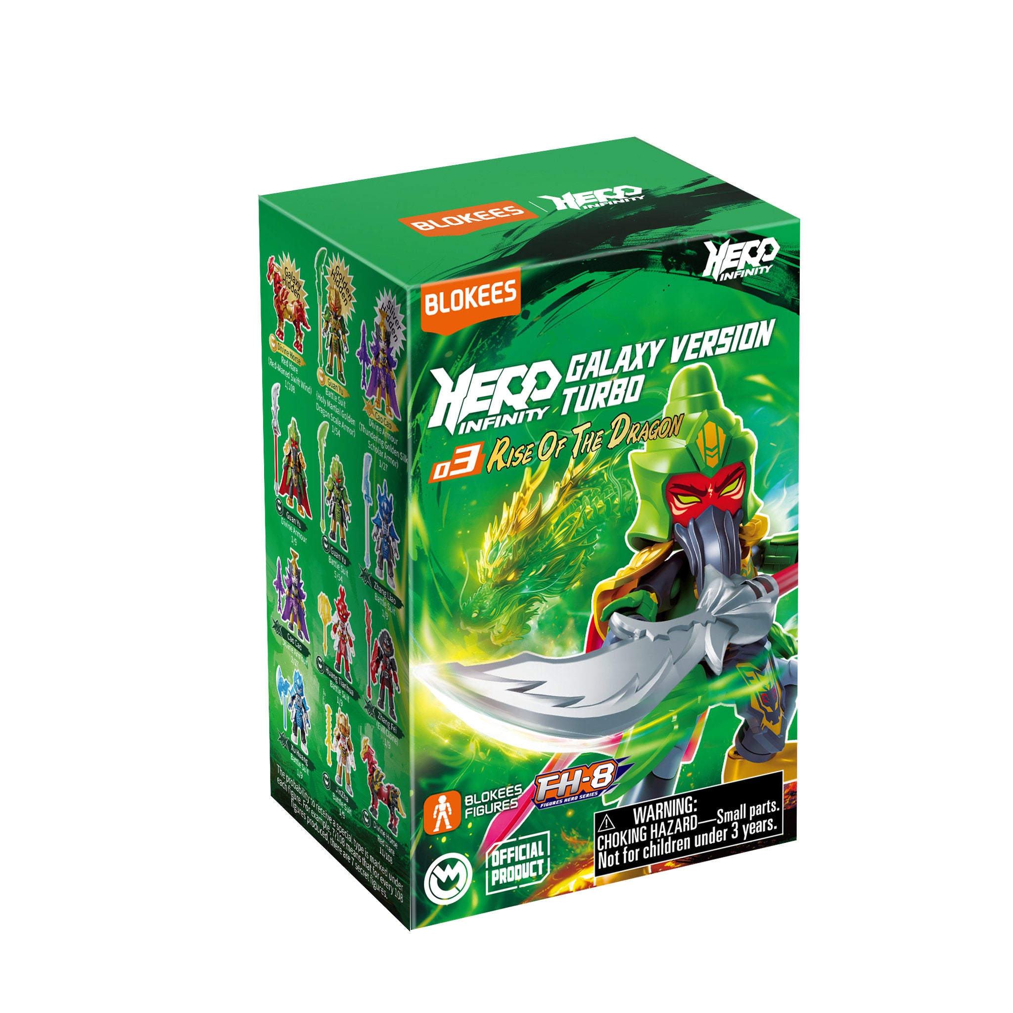 Blokees Hero Infinity Galaxy Verson Turbo 03 Rise of the Dragon Assorted Styles