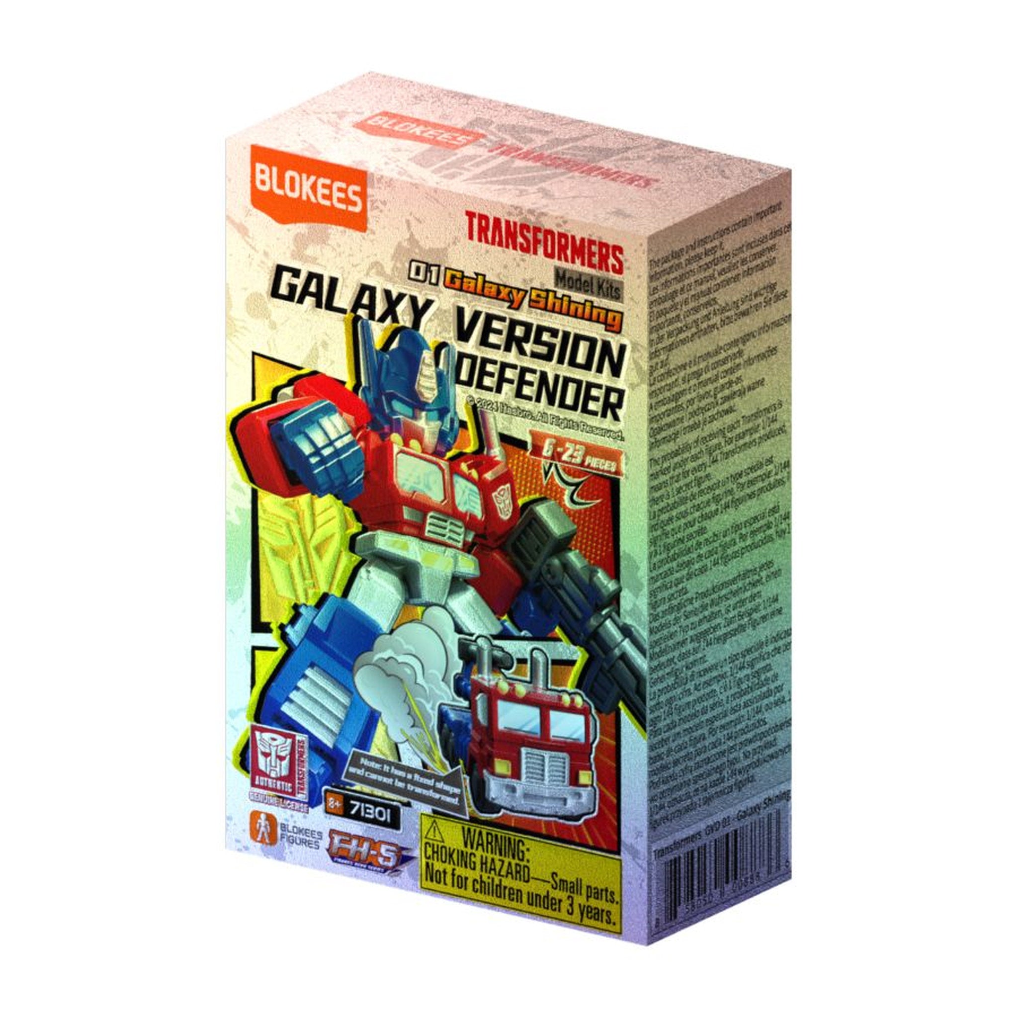Blokees Transformers Galaxy Shining Defender Version 01 Blind Box