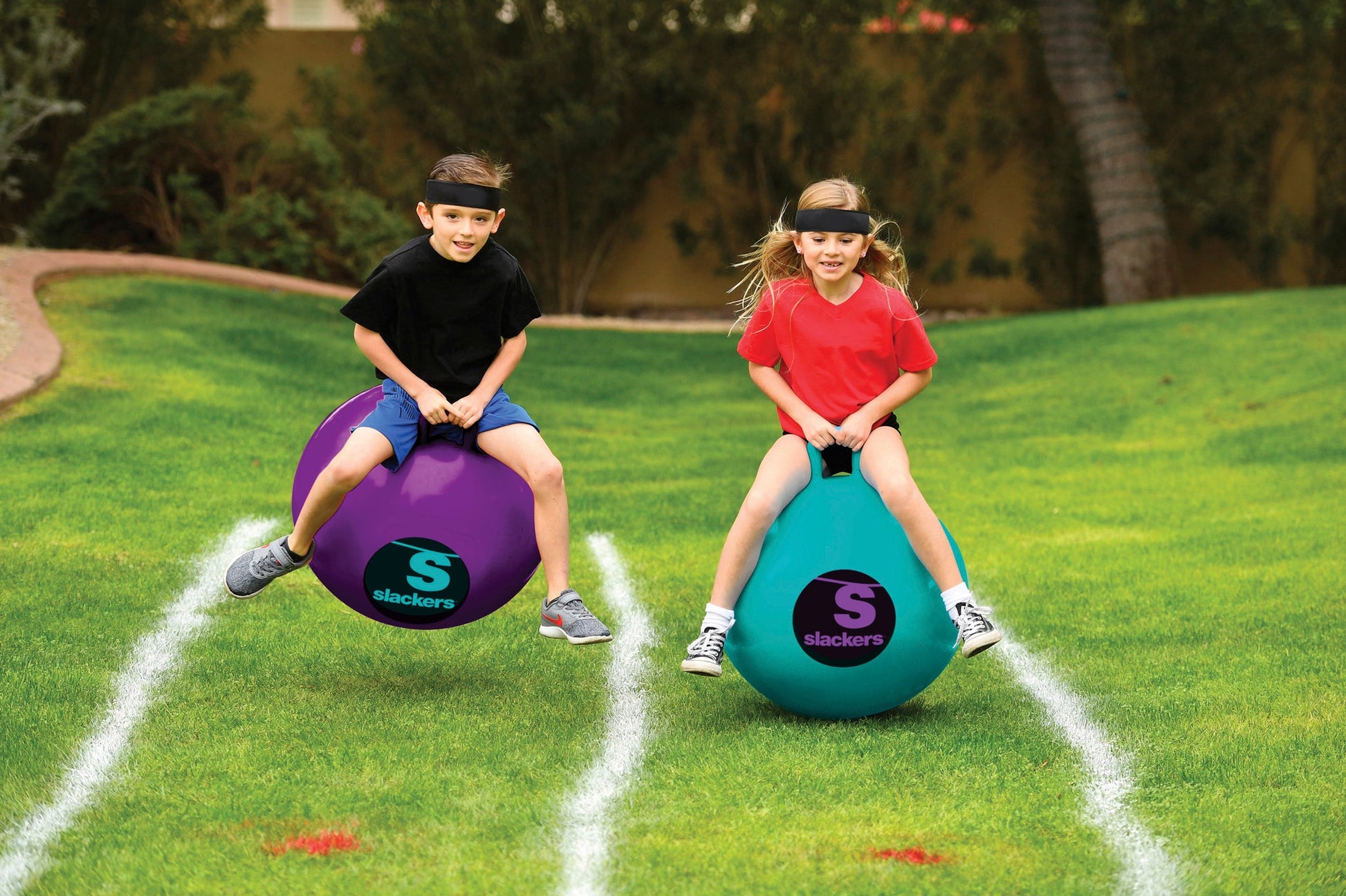 Slackers Ninja Obstacle Course With Bounce Balls - Toyworld Australia