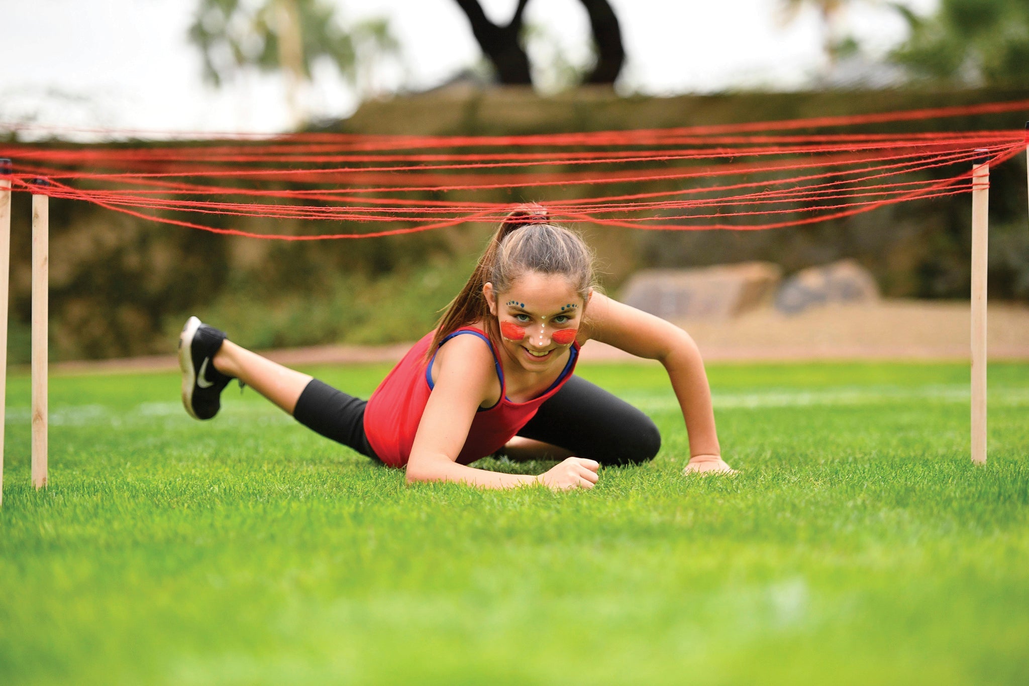 Slackers Ninja Obstacle Course With Bounce Balls - Toyworld Australia