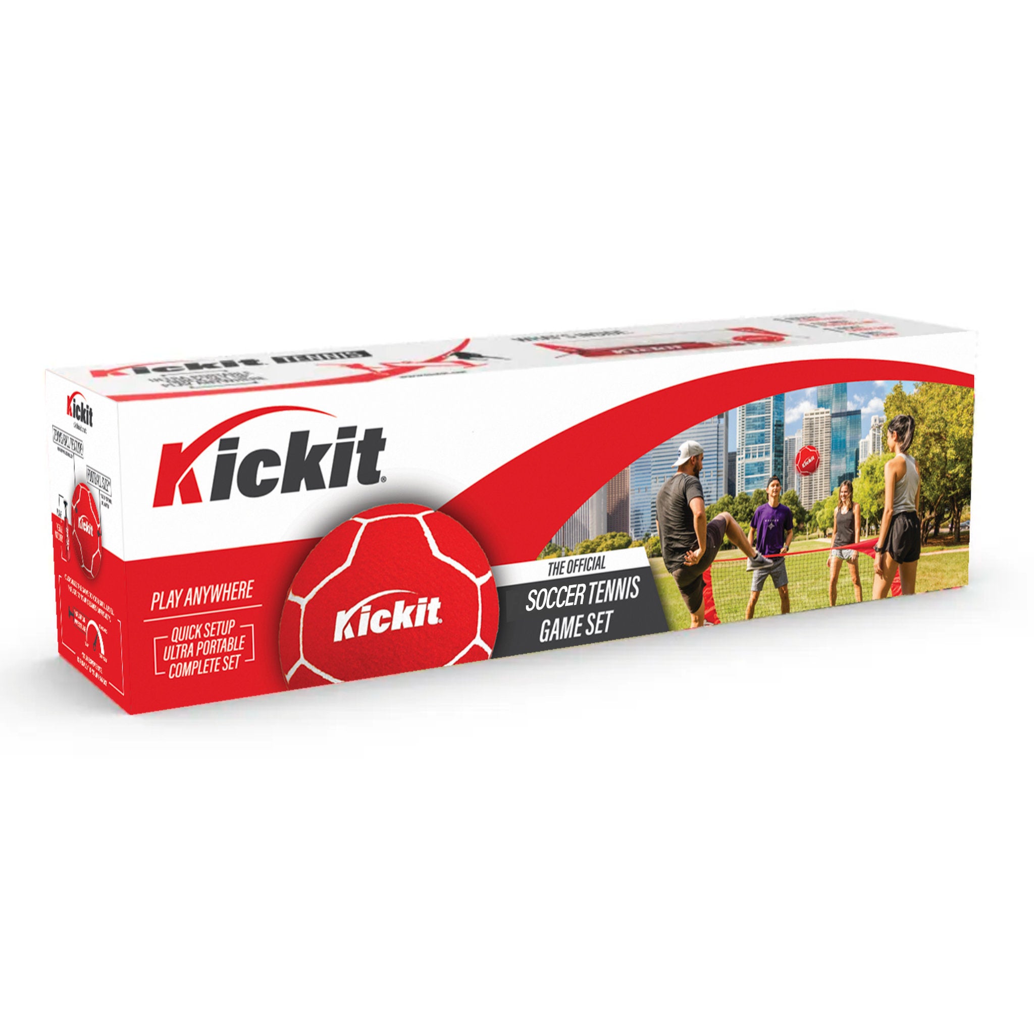 Kick It Soccer Tennis Set - Red
