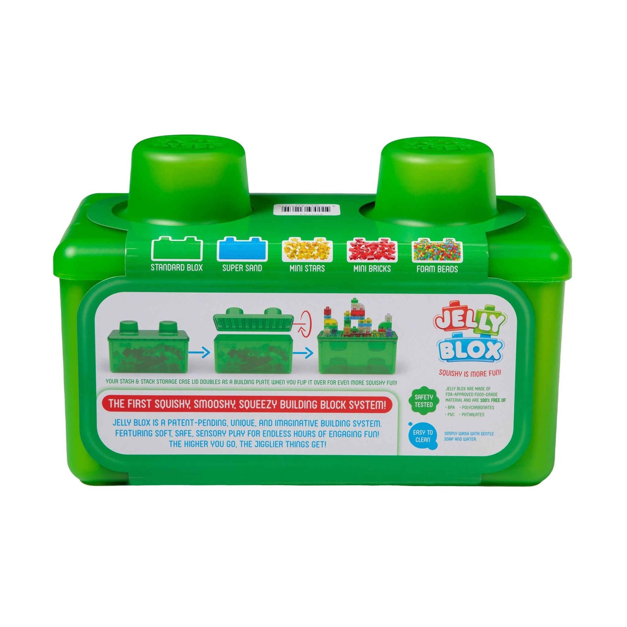 Jelly Blox Stash 'N Stack 2-in-1 Storage Set