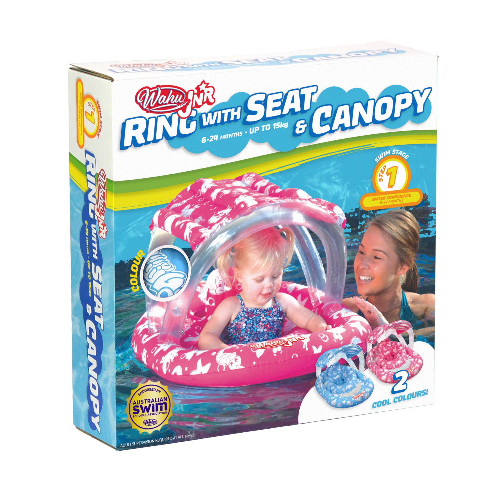 Wahu Junior Seat With Canopy - Pink