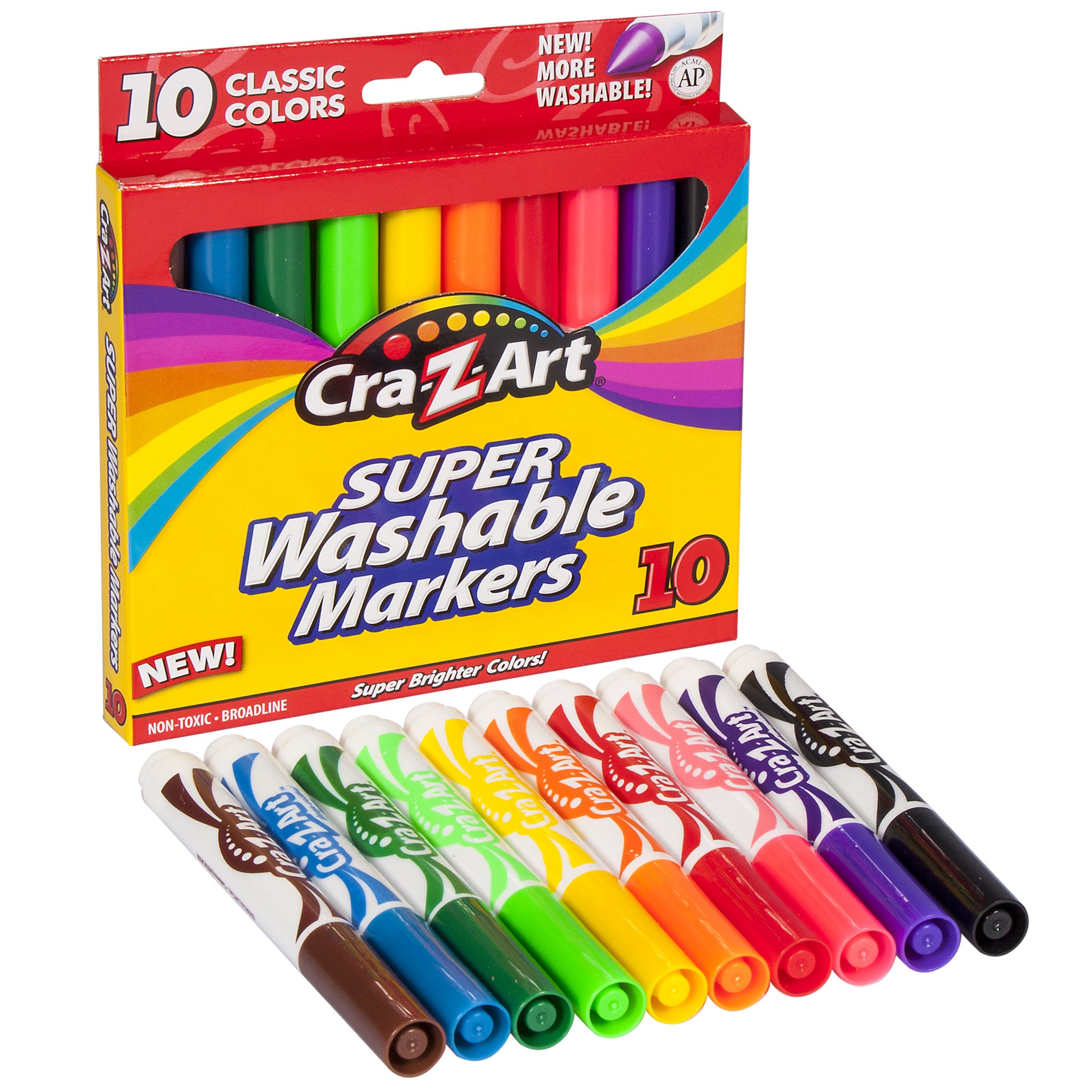 Cra-Z-Art Super Washable Markers 10 Pack