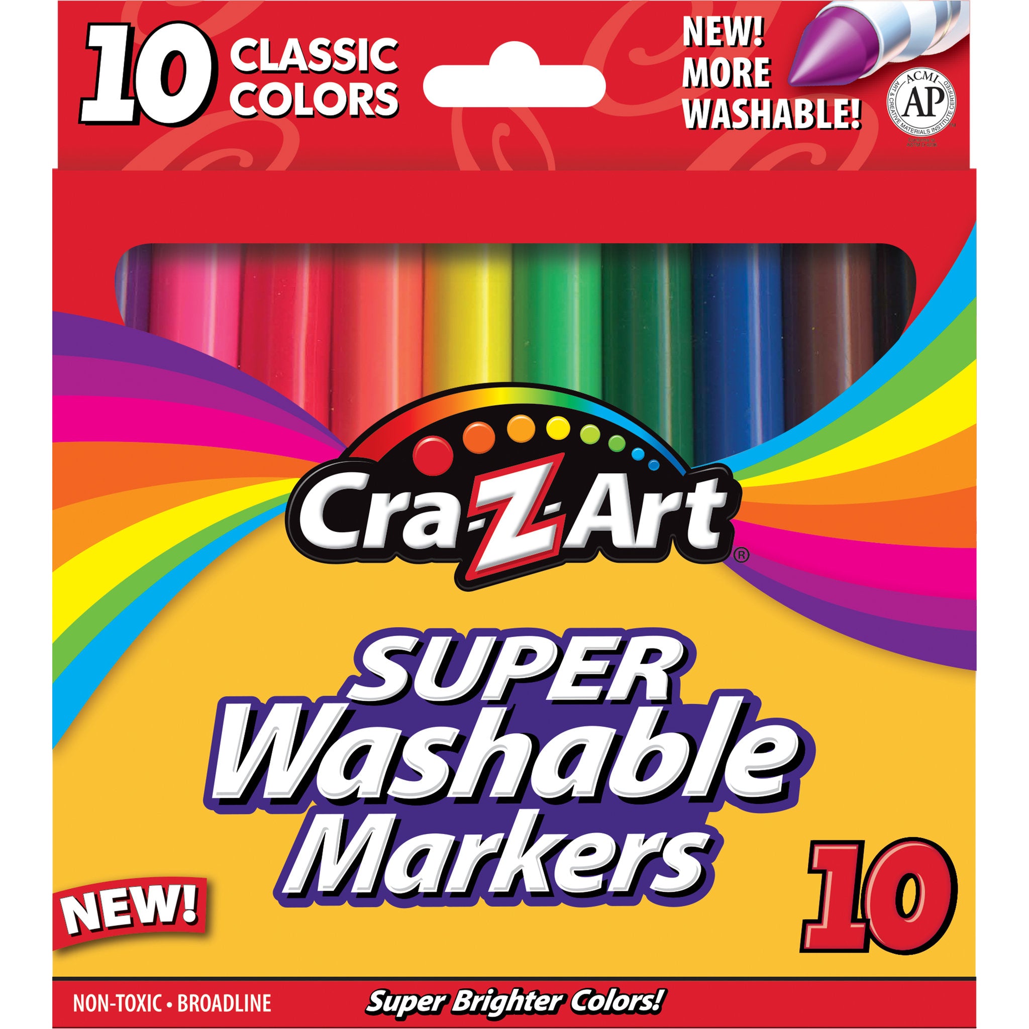 Cra-Z-Art Super Washable Markers 10 Pack
