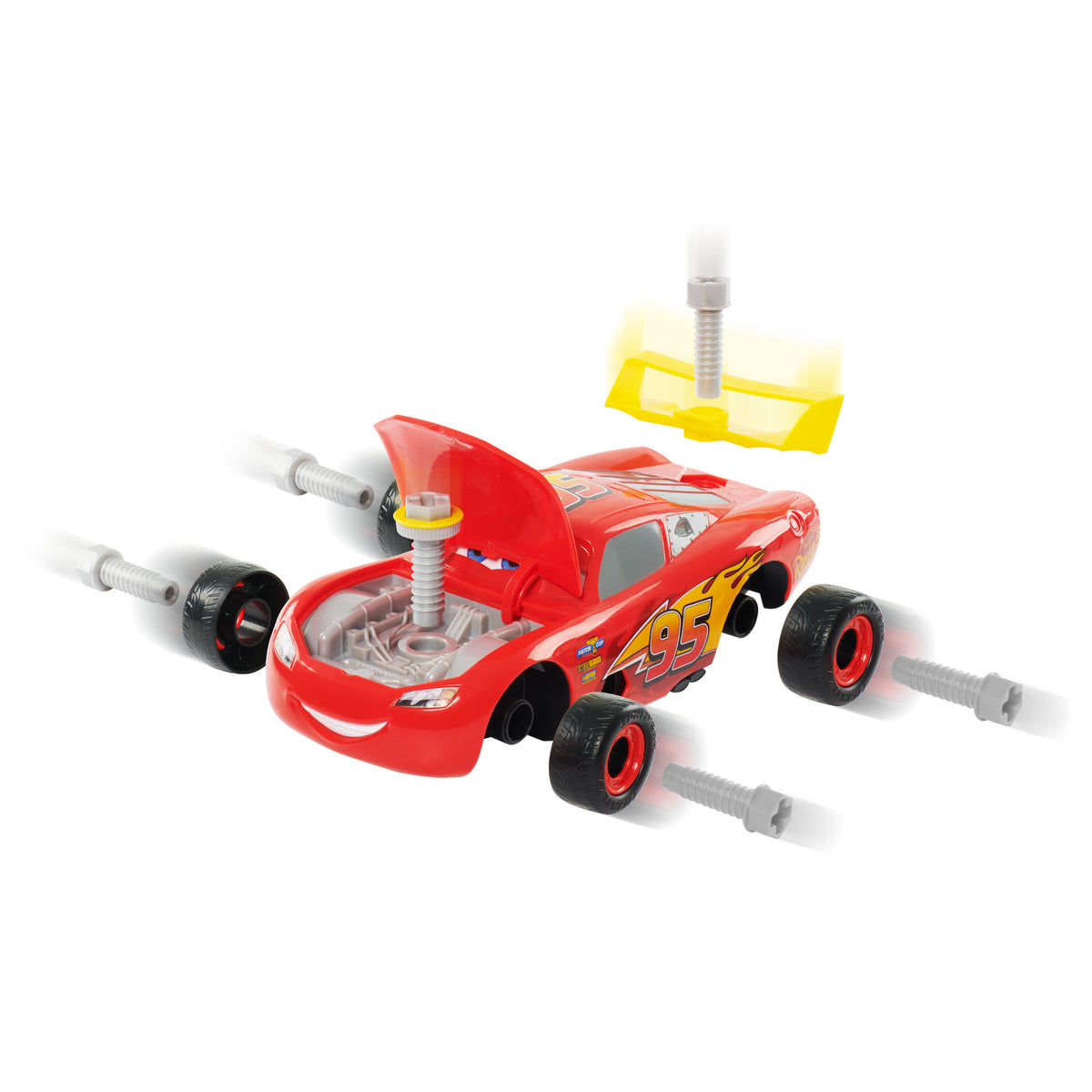 Disney Pixar Cars Race Ready Lightening McQueen Tool 29 Set