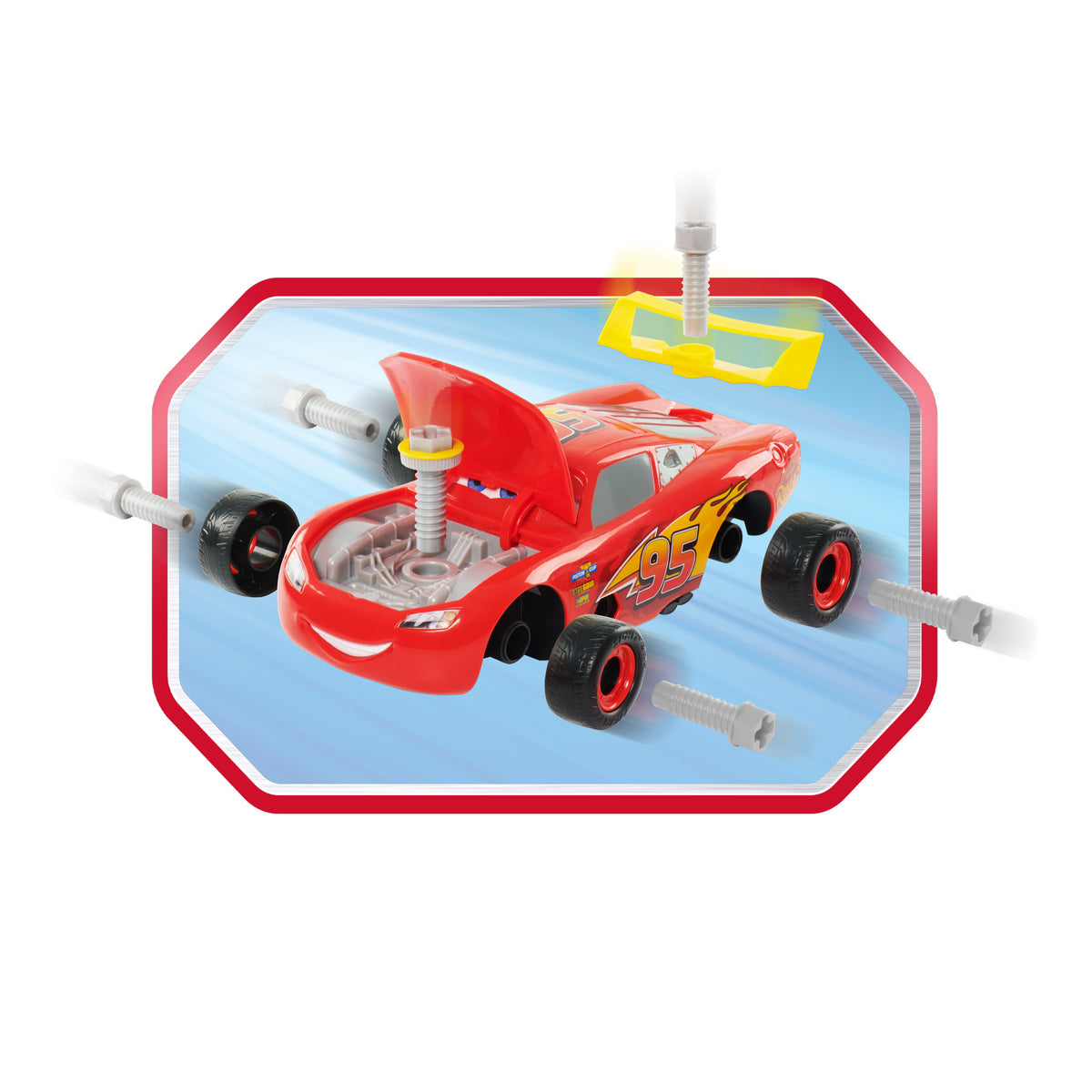 Disney Pixar Cars Race Ready Lightening McQueen Tool 29 Set