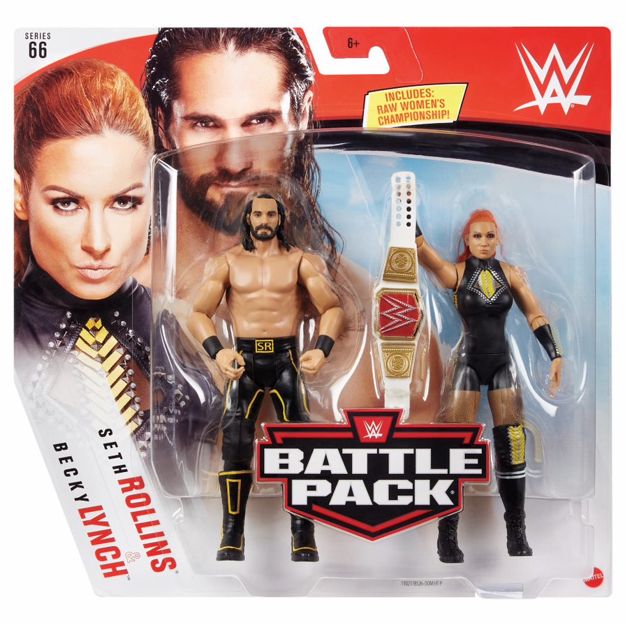 WWE FIGURE 2-PACK BECKY LYNCH AND SETH ROLLINS
