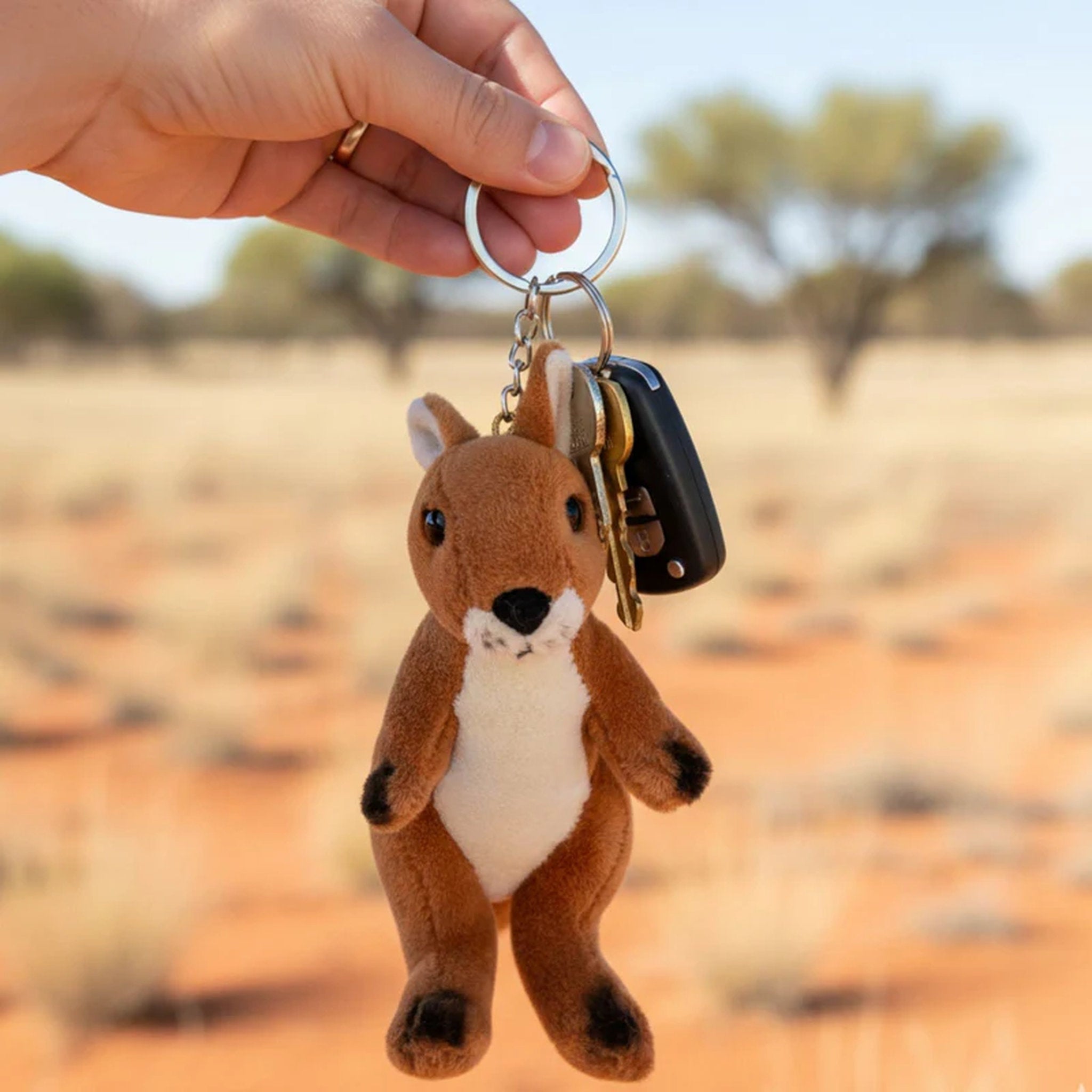 Bocchetta Plush Toys - Mini Red Kangaroo 13cm