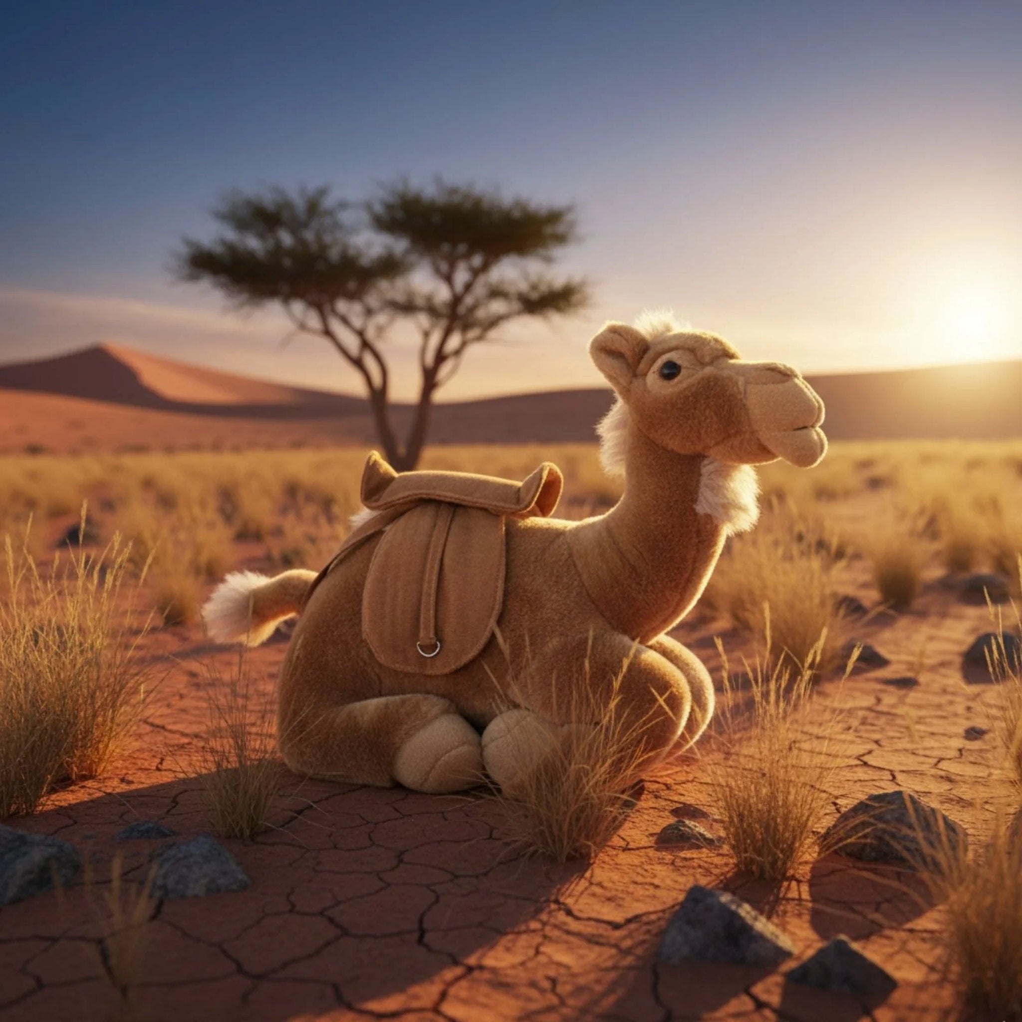 Bocchetta Plush Toys - Camel 34cm Kimba