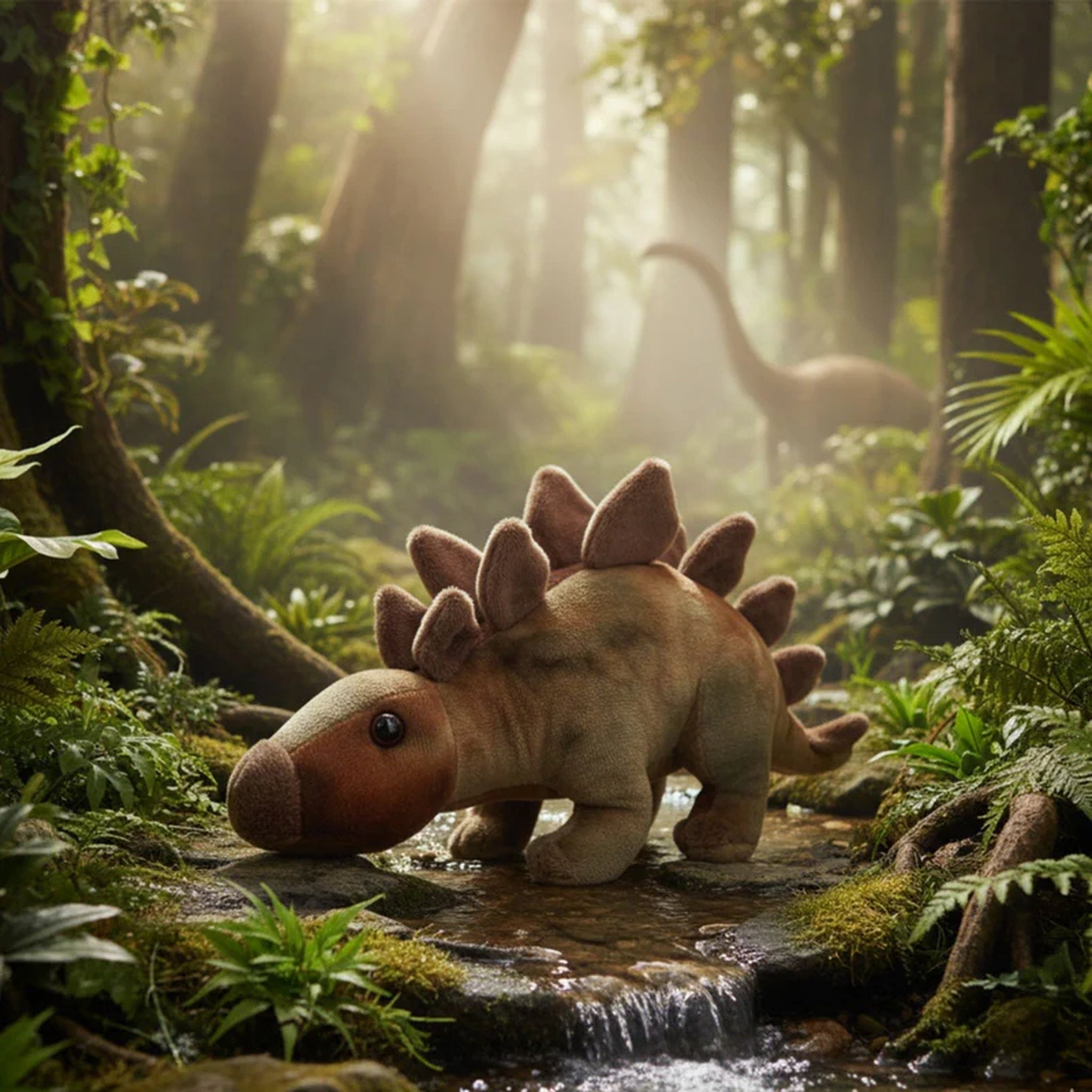 Bocchetta Plush Toys - Stegosaurus Dinosaur 33cm Spike