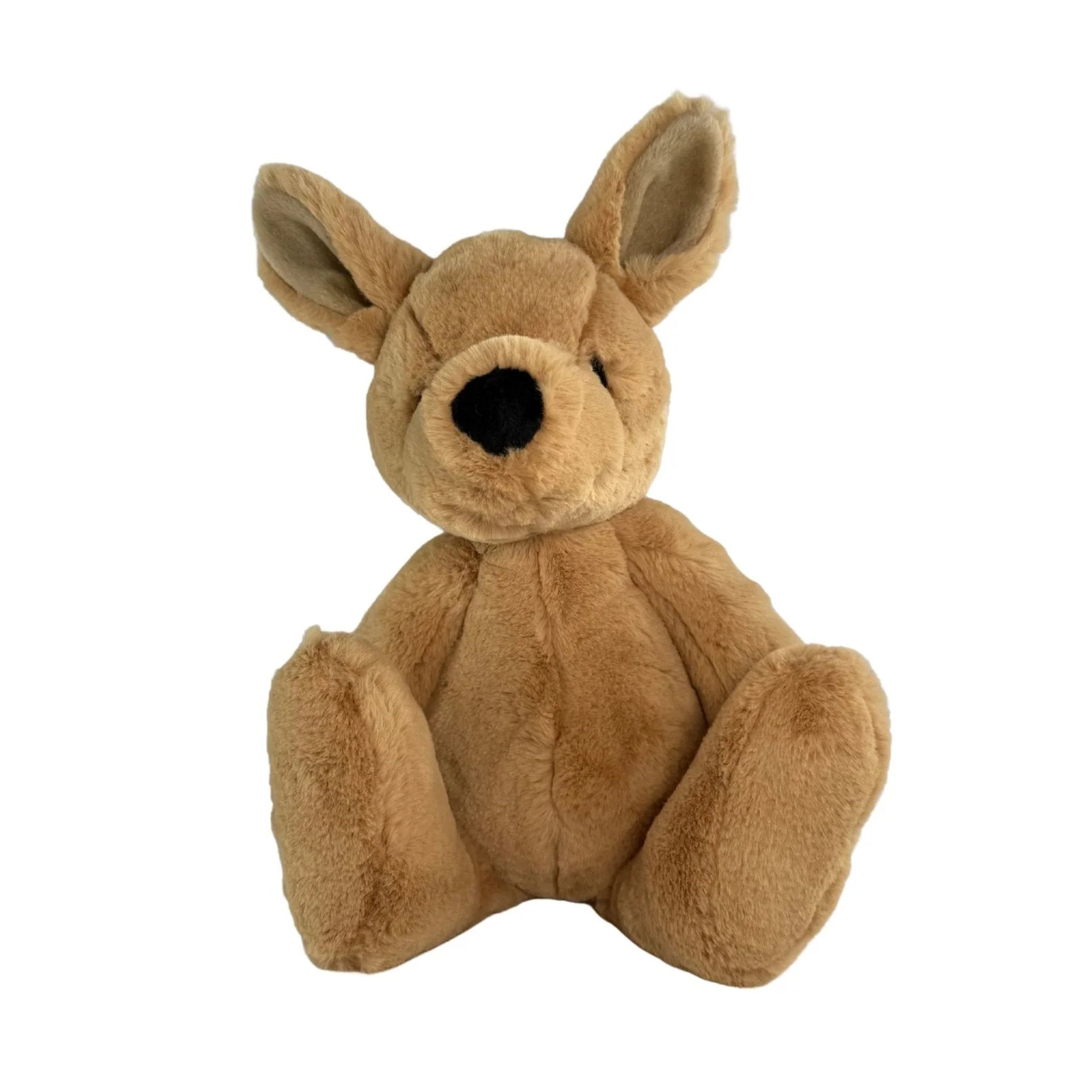Bocchetta Plush Toys - Baby Fluffy Kangaroo 25cm Scout