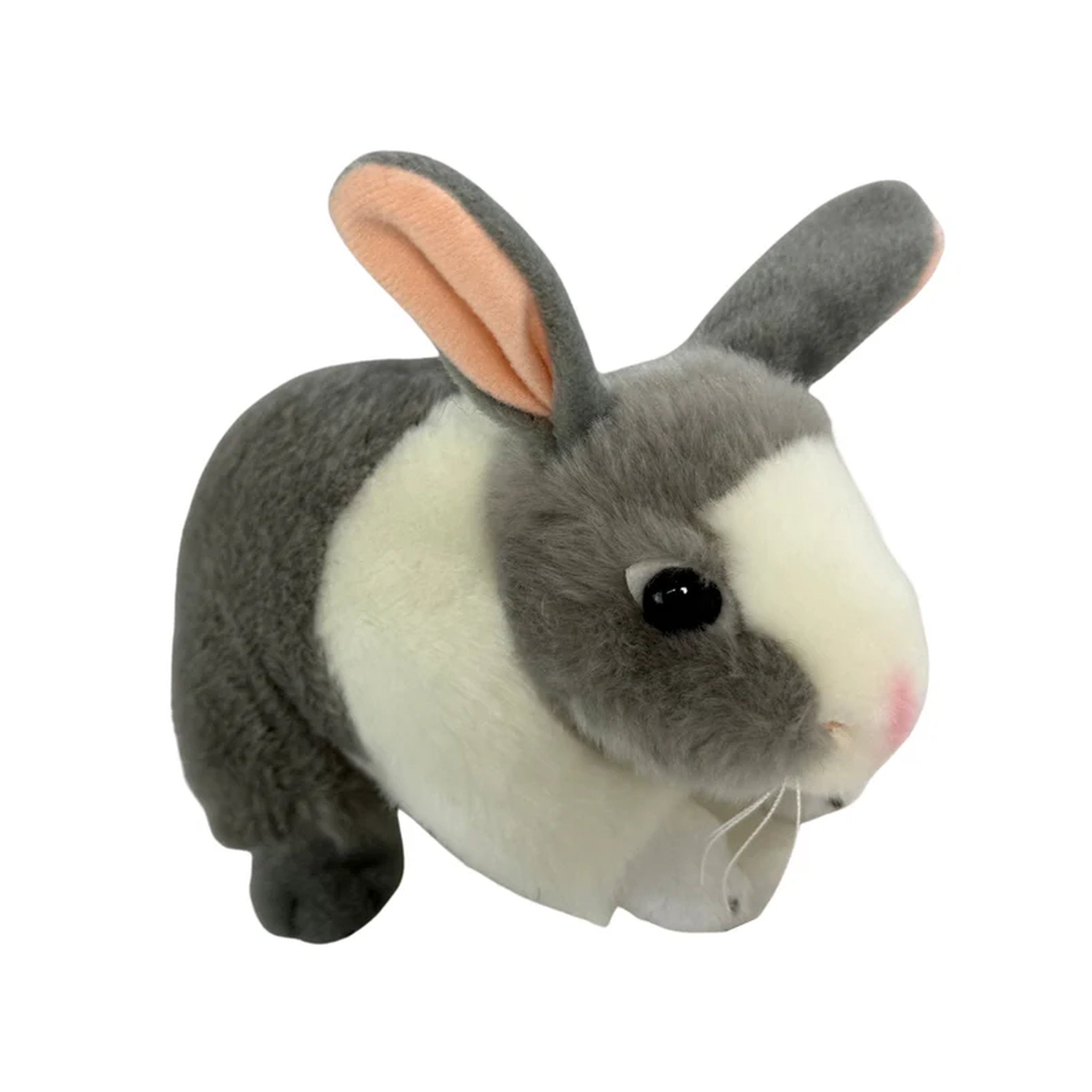 Bocchetta Plush Toys - Bunny 25cm Peter Grey and White