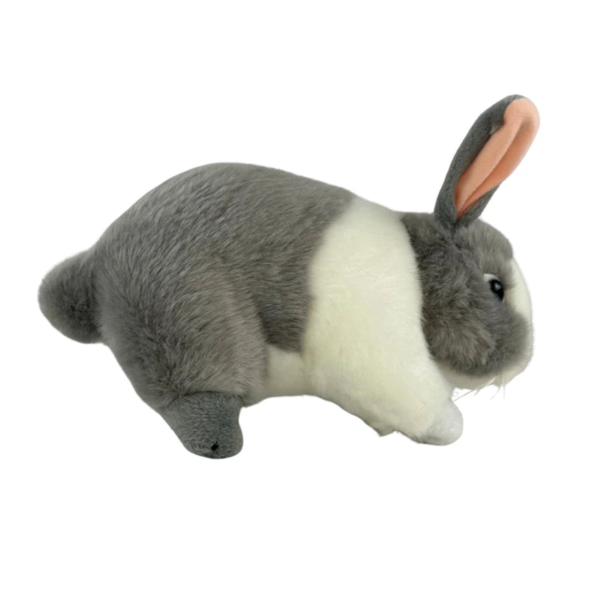 Bocchetta Plush Toys - Bunny 25cm Peter Grey and White