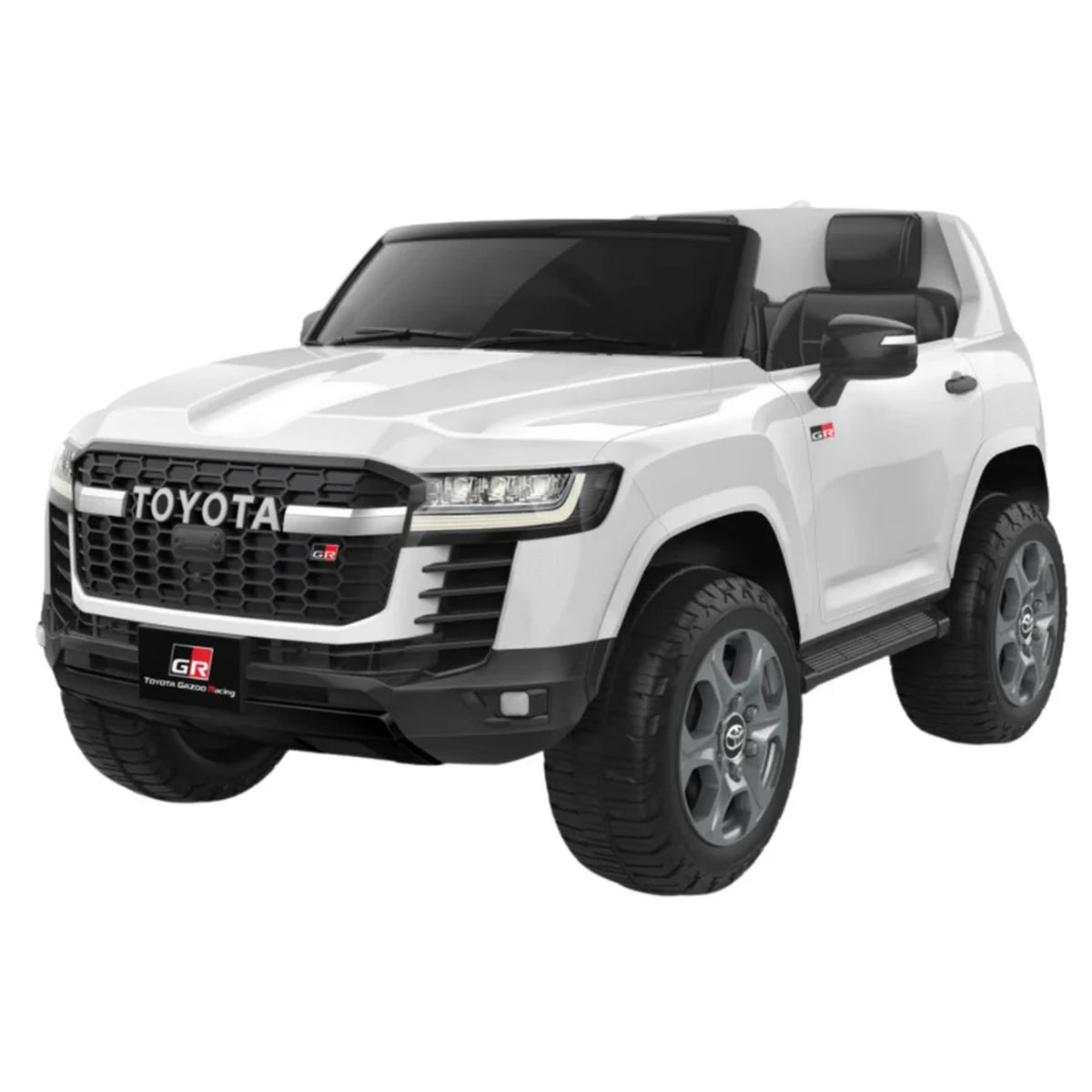Volta Toyota Landcruiser 12V Ride-On Car White