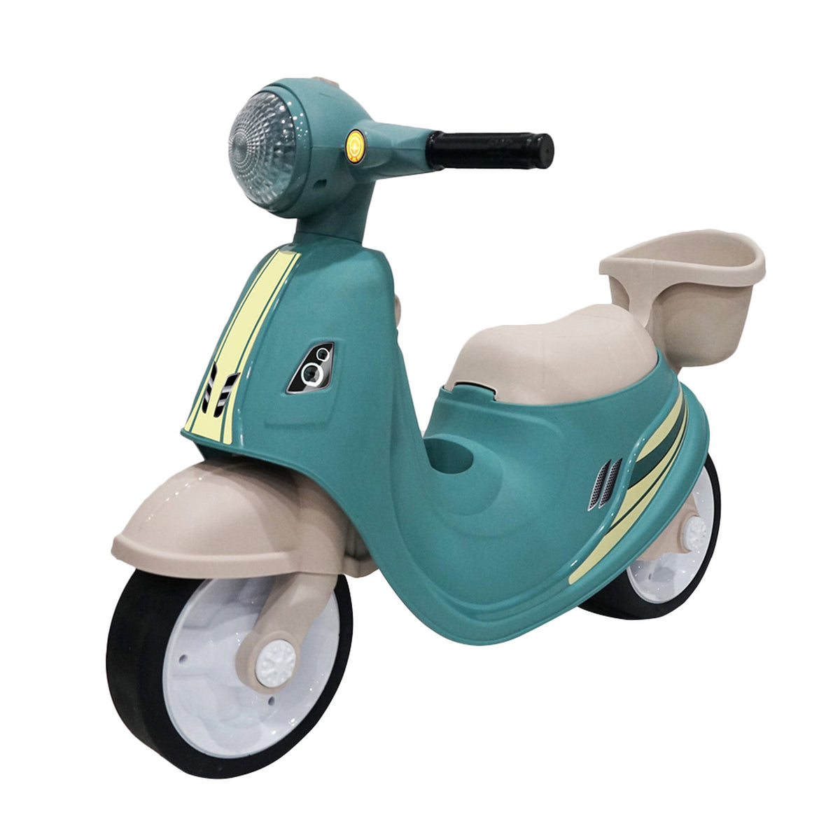 Volta Foot To Floor Kids Ride On Push Scooter - Green