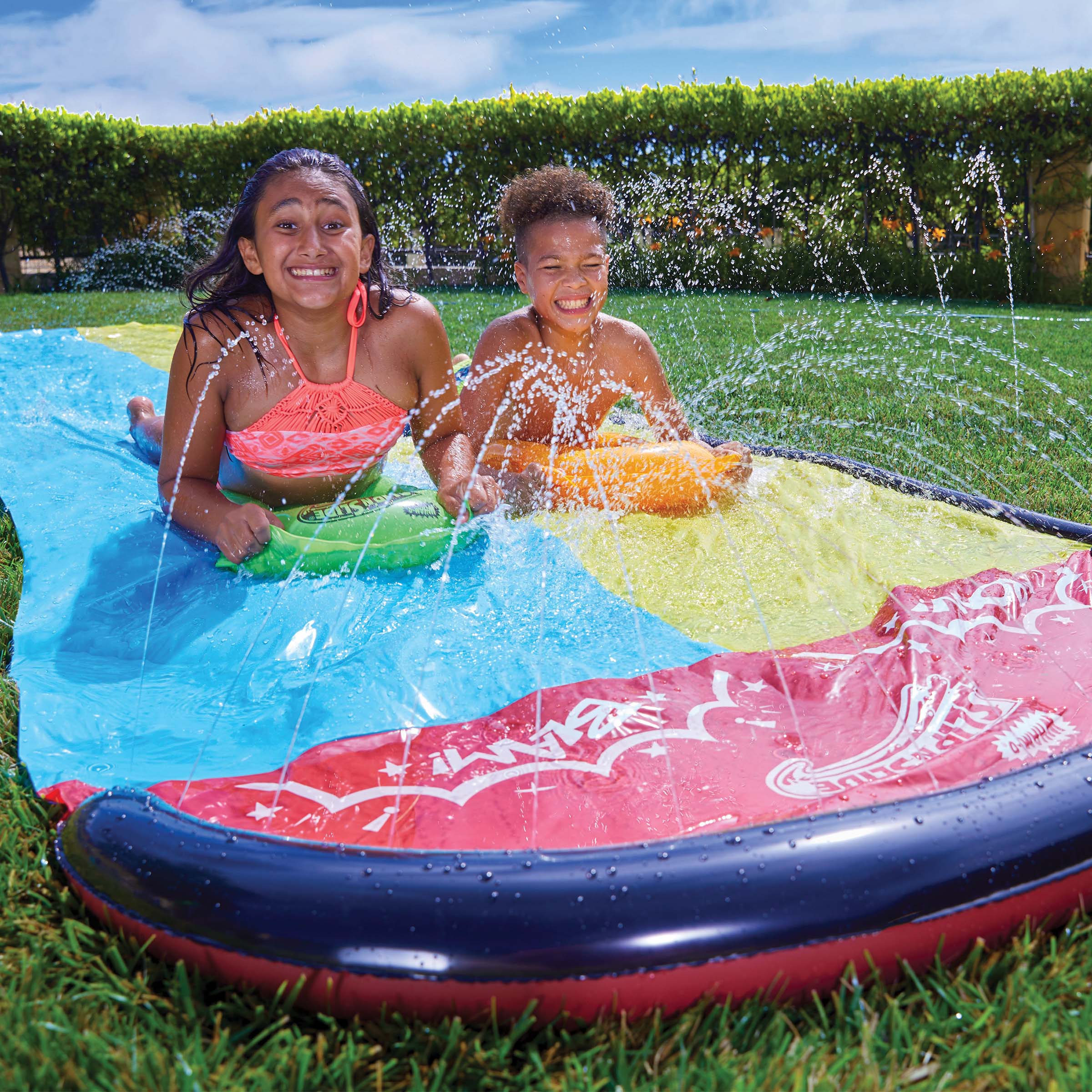 Wham-O Slip N Slide Double Wave Rider With Bonus Slide Boogies